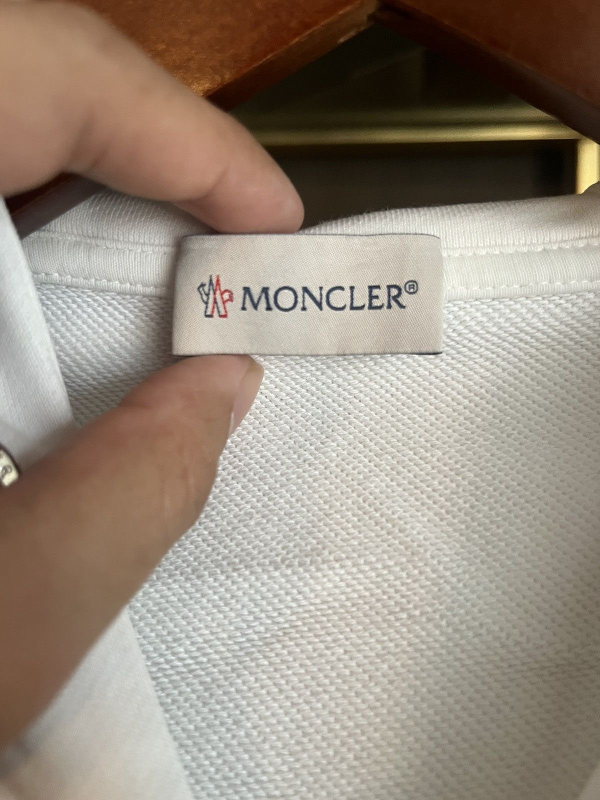 Moncler Moncler Striped Crew Neck Hoodie Size US L / EU 52-54 / 3 - 4 Thumbnail