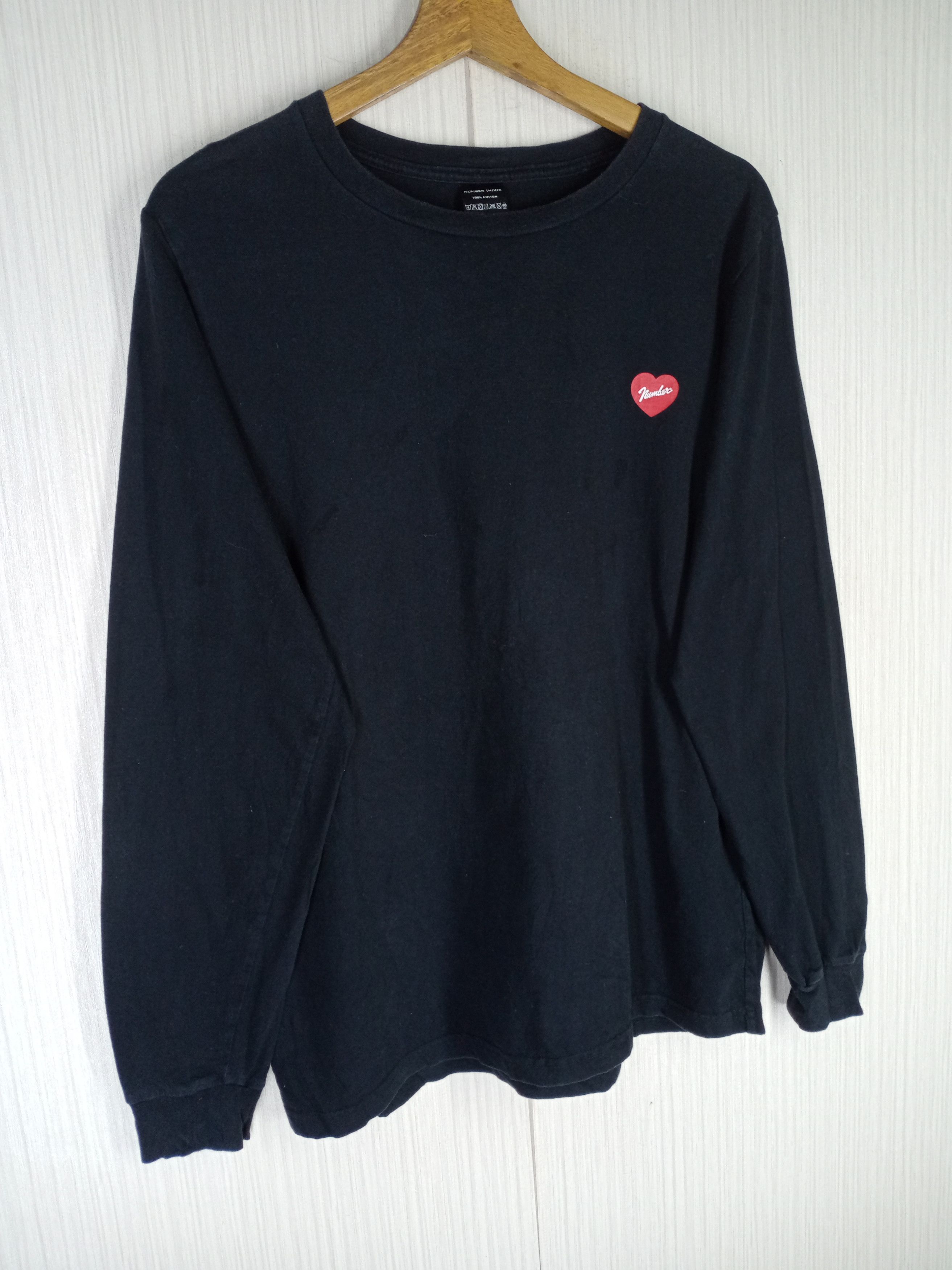 Number (N)ine Rare Number Nine Long Sleeve Tshirt Size US M / EU 48-50 / 2 - 2 Thumbnail
