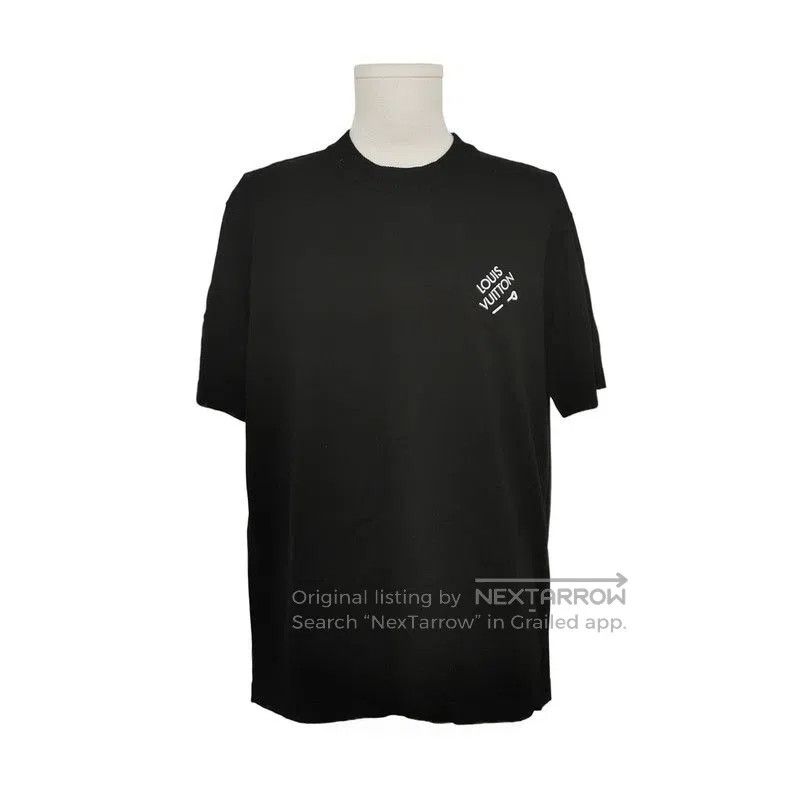Louis Vuitton Louis Vuitton Black Logo Cotton T-shirt. Size US L / EU 52-54 / 3 - 1 Thumbnail