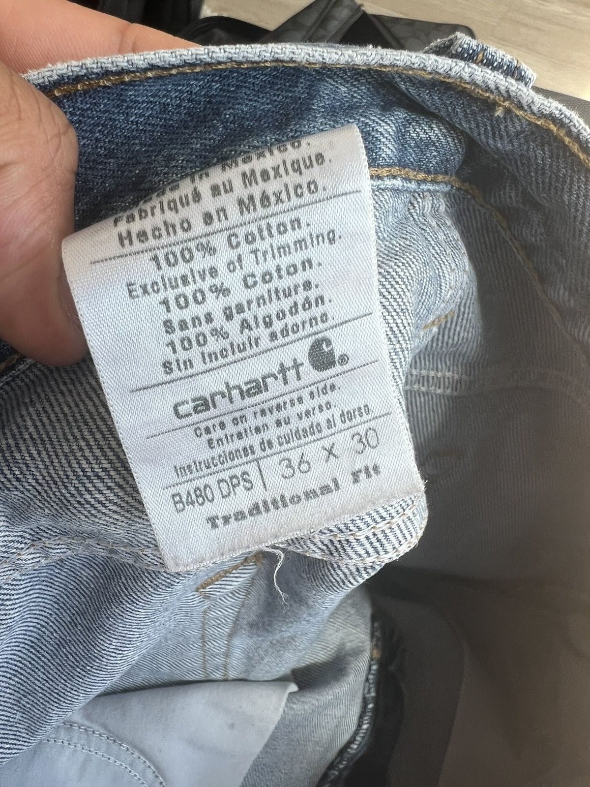 Carhartt Carhartt Traditional Straight Leg, 36x30, B480-DPS Size US 36 / EU 52 - 2 Thumbnail