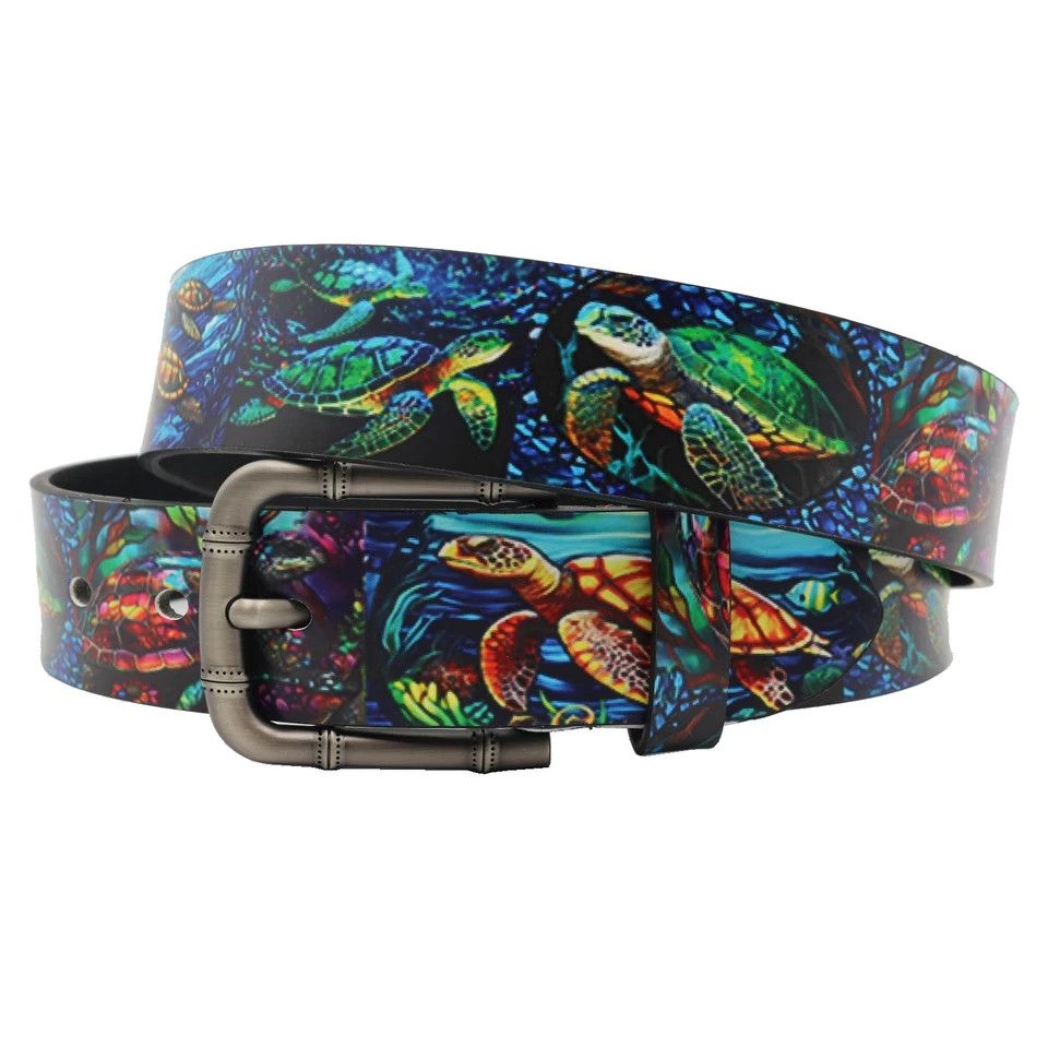 Japanese Brand × Vintage Turtle printed belt Size ONE SIZE - 1 Thumbnail