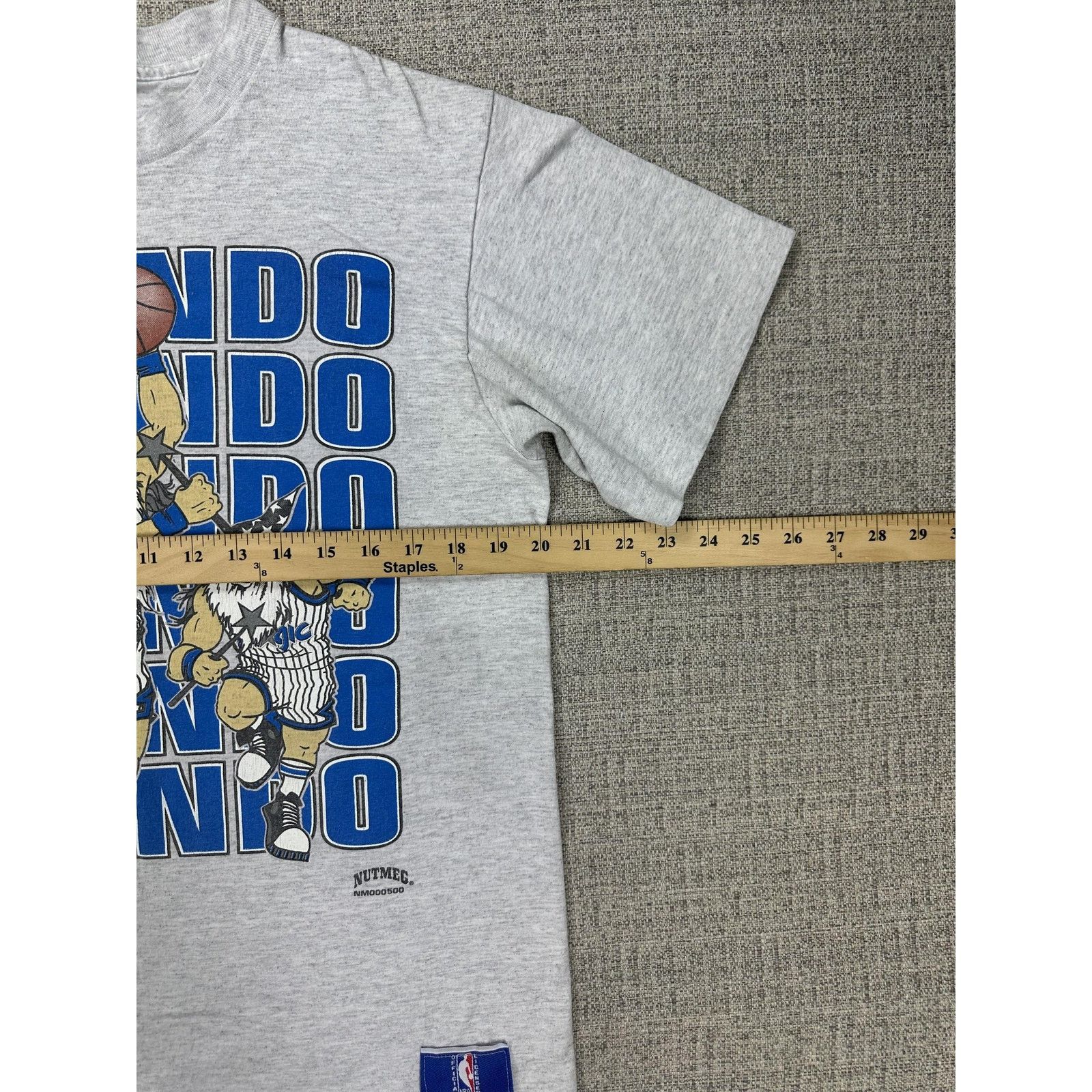 Nutmeg Orlando Magic Shirt Mens L Gray Wizard Cartoon Nutmeg USA 90 Size US L / EU 52-54 / 3 - 4 Thumbnail