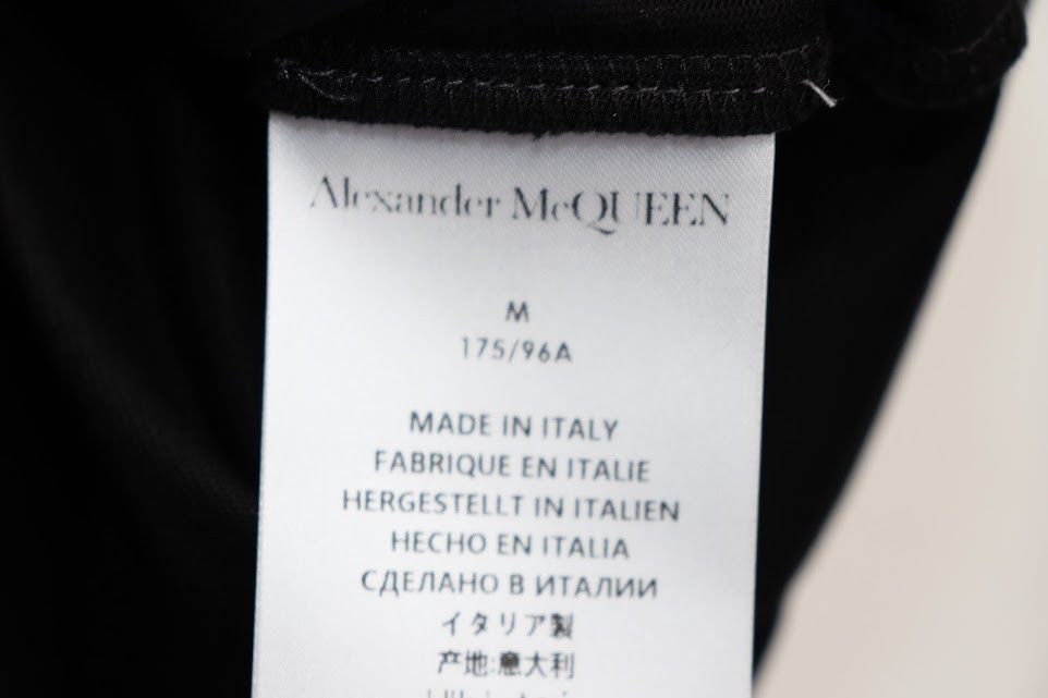 Alexander McQueen o1rshd1 Skull Logo T-Shirt in Black Size US M / EU 48-50 / 2 - 10 Thumbnail
