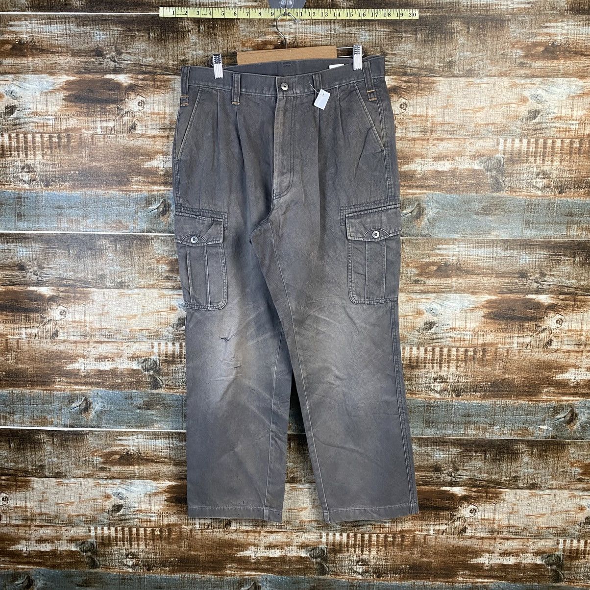 Japanese Brand DL Xebec Brown Cargo Multipocket Pants #C966 Size US 31 - 1 Thumbnail
