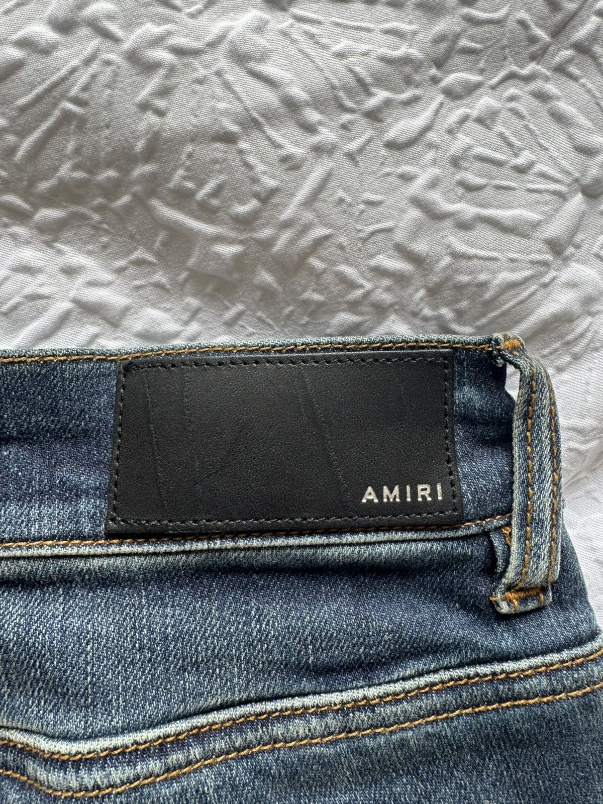 Amiri Amiri Deep Classic Indigo Stack Jeans Size US 30 / EU 46 - 14 Thumbnail