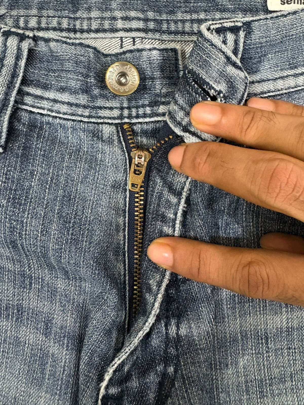 semanticdesign Vintage Japanese Semantic Design Distressed Frayed Jeans Size US 30 / EU 46 - 3 Thumbnail