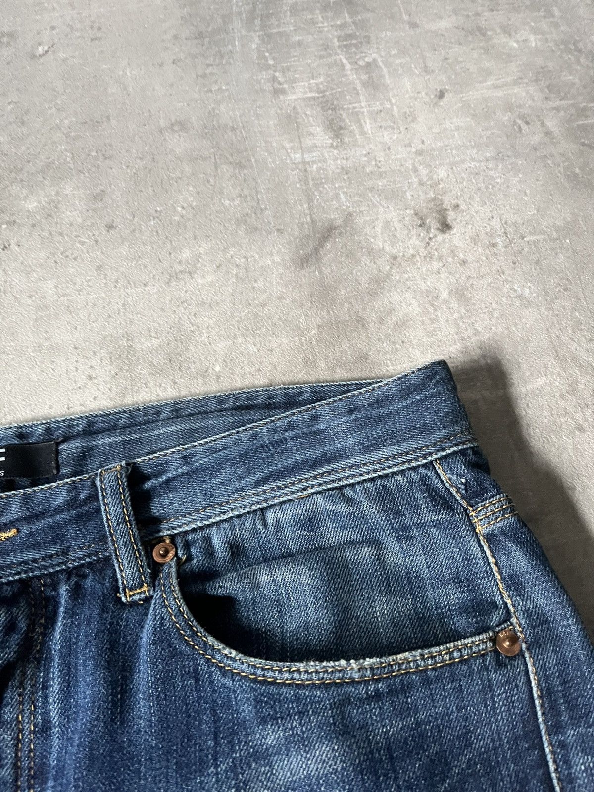 Raf Simons × Raf by Raf Simons Raf by Raf Simons distressed jeans very rare navy Size US 32 / EU 48 - 10 Thumbnail