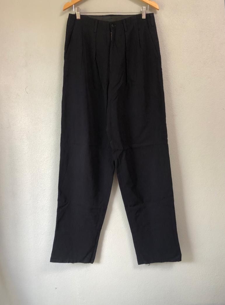 Yohji Yamamoto Yohji Yamamoto Trousers Laine Wool Pants Size US 28 / EU 44 - 1 Thumbnail