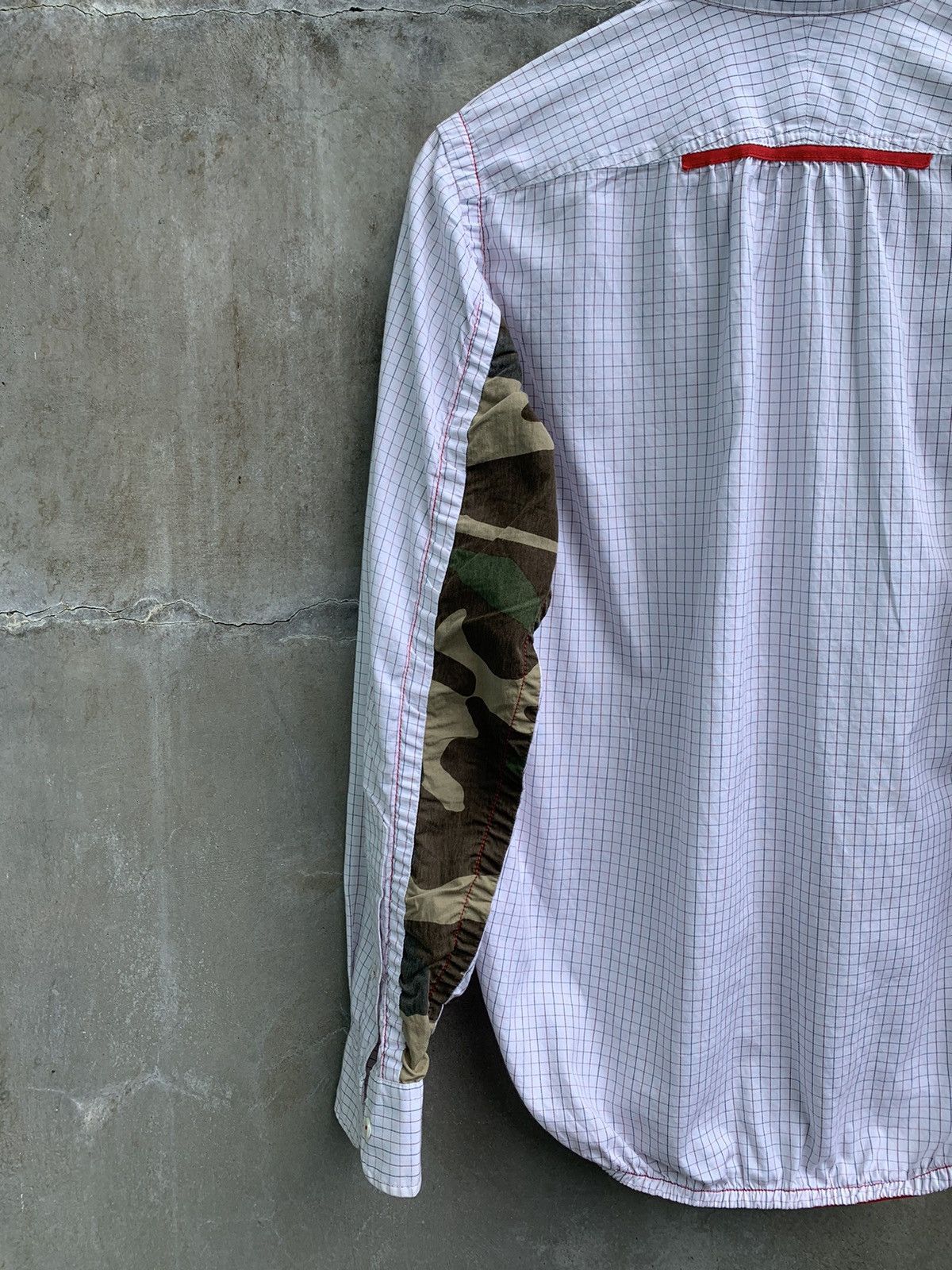 Junya Watanabe Camo Patched Sleeve Shirt Size US S / EU 44-46 / 1 - 7 Thumbnail