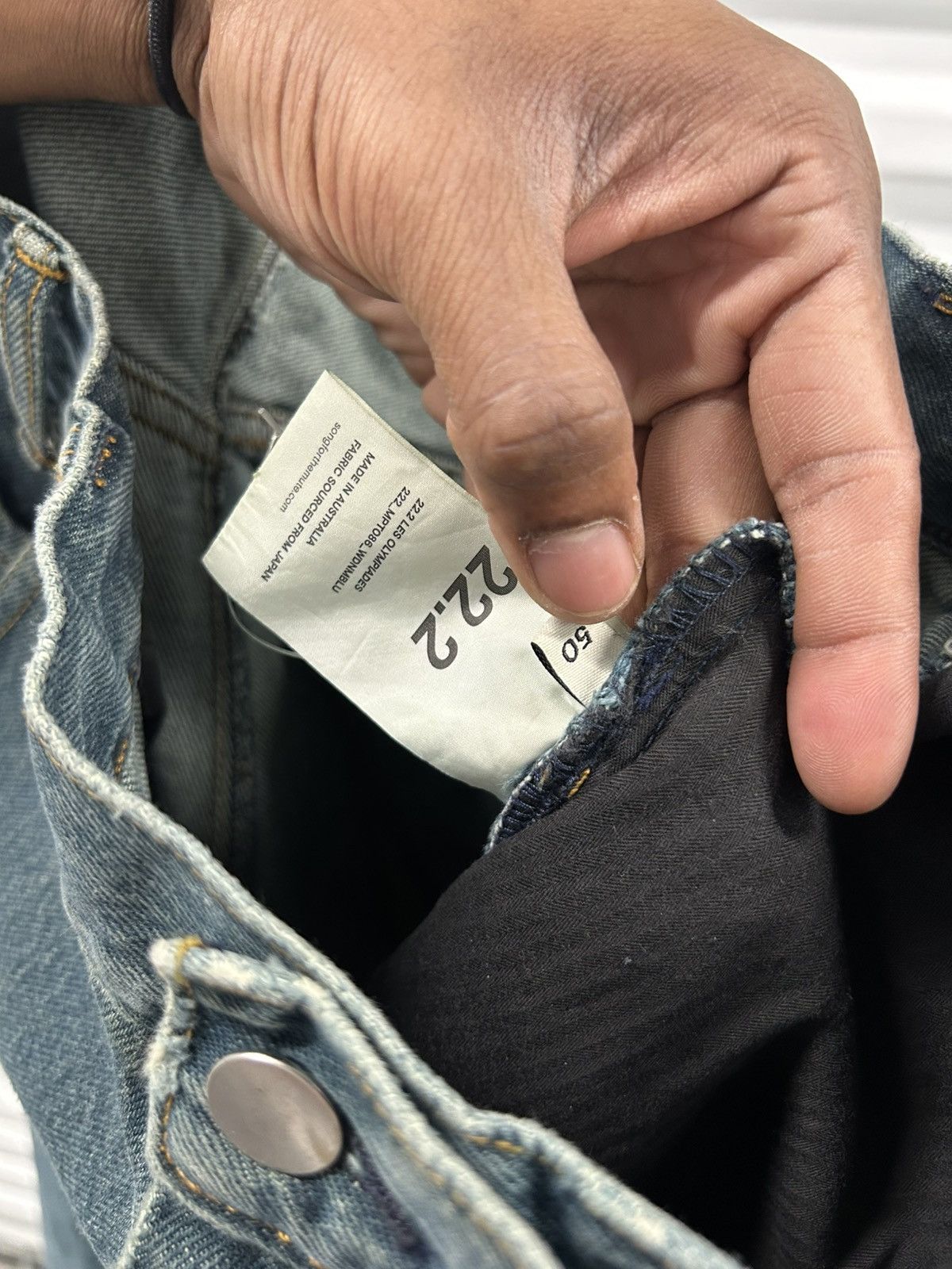 Song For The Mute Song for the mute baggy jeans 22.2 Size US 34 / EU 50 - 4 Thumbnail