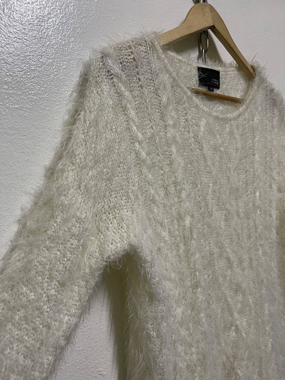 Hiroko Koshino Homme × Japanese Brand HK Works London Jumper Fluffy Size M / US 6-8 / IT 42-44 - 2 Thumbnail