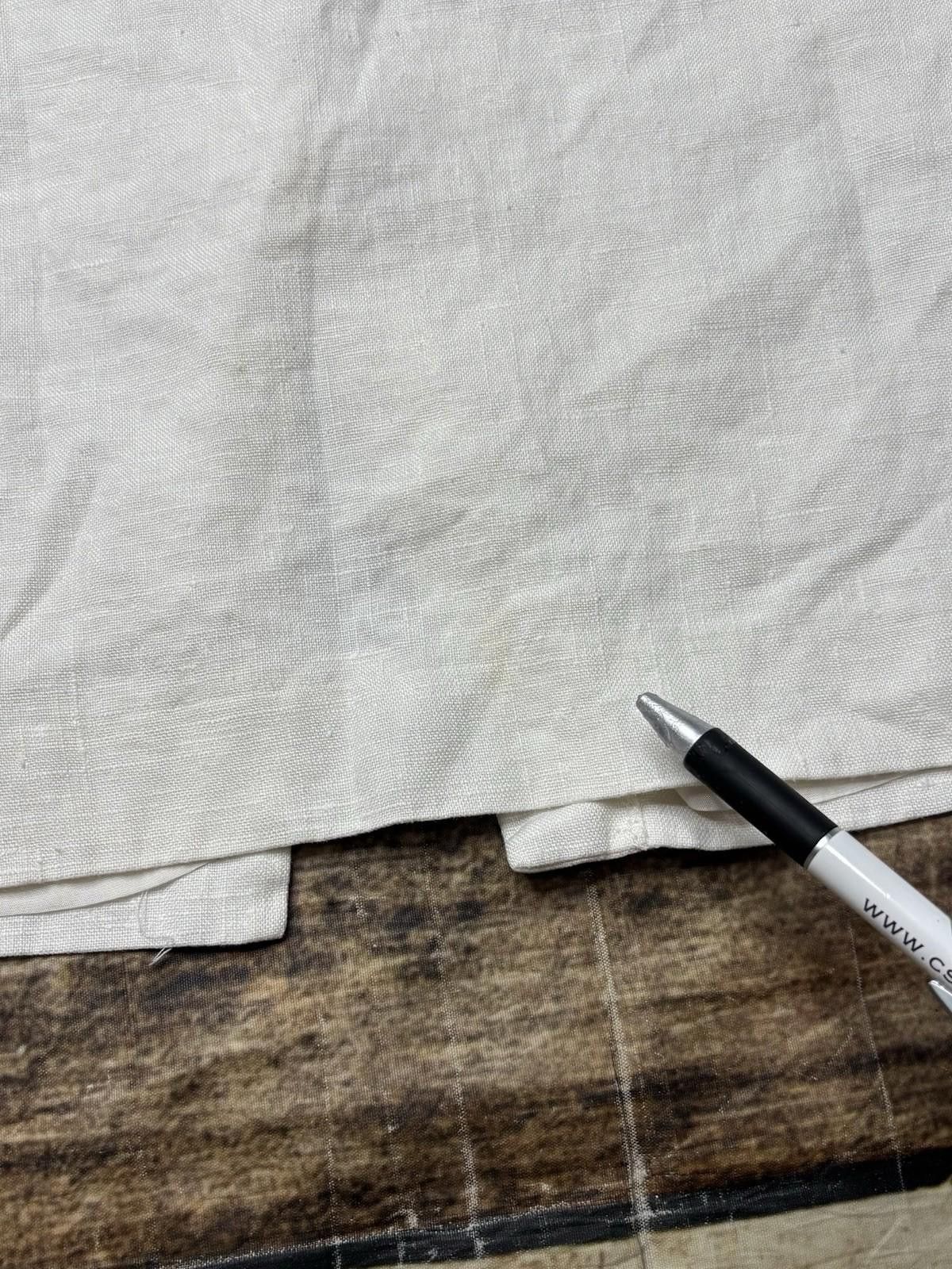 Jennifer Lopez VTG Jenna Skirt Womens Size 8 Linen White Pencil Size 30" / US 8 / IT 44 - 7 Thumbnail