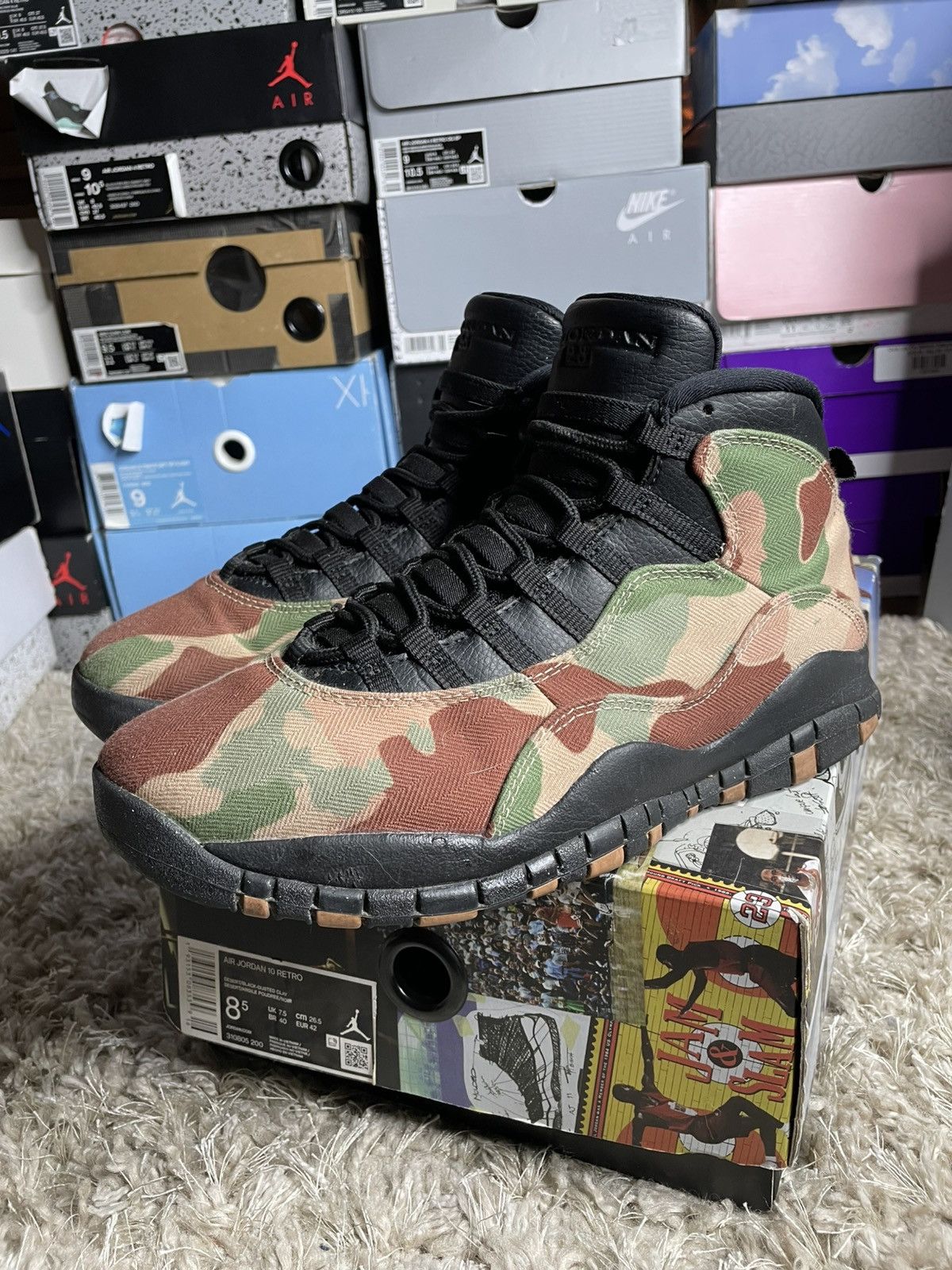 Jordan Brand Jordan 10 Duck Camo Size US 8.5 / EU 41-42 - 1 Thumbnail