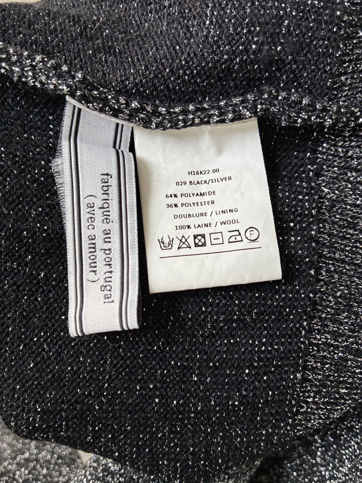 AMI AMI silver lurex knit Size US M / EU 48-50 / 2 - 4 Thumbnail