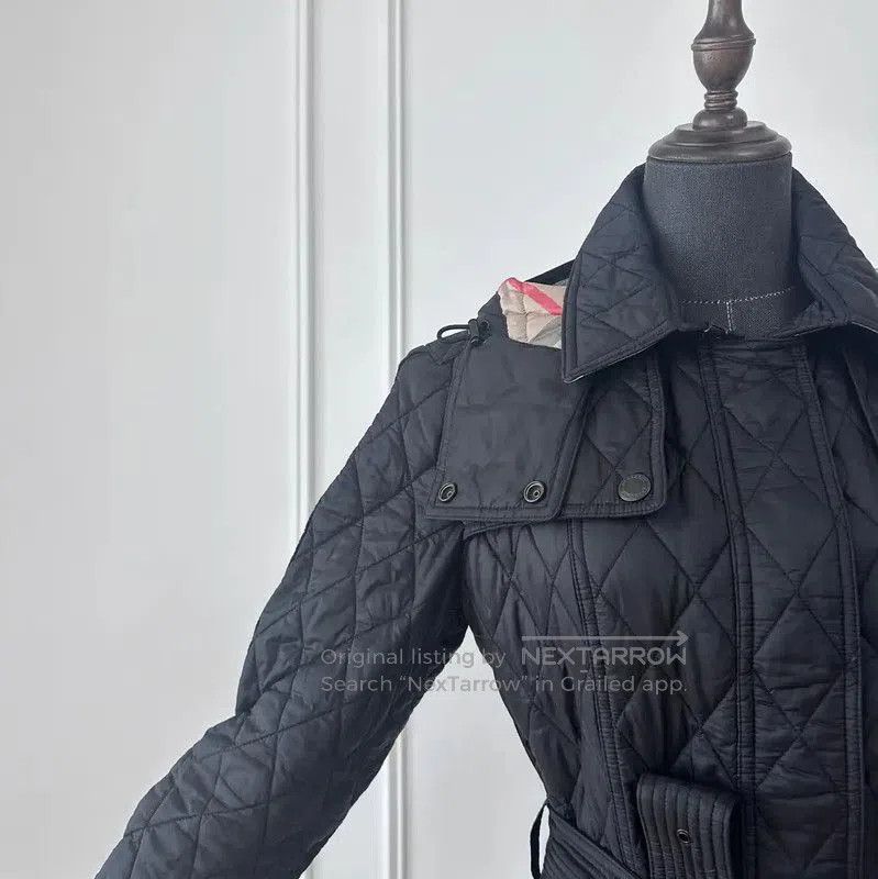 Burberry Burberry Black Women's Quilted Jacket. Size L / US 10 / IT 46 - 6 Thumbnail