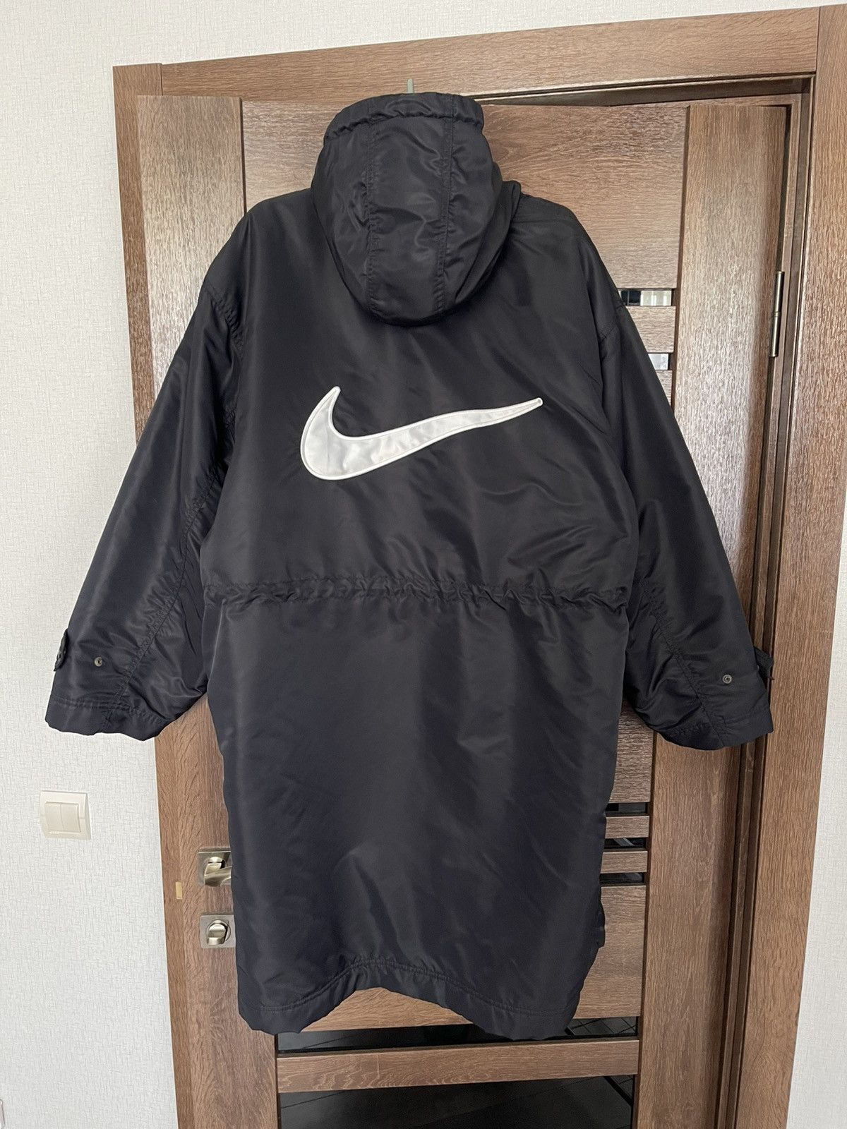 Nike Nike Vintage Parka Jacket Big Logo Swoosh 90s Size US L / EU 52-54 / 3 - 2 Thumbnail