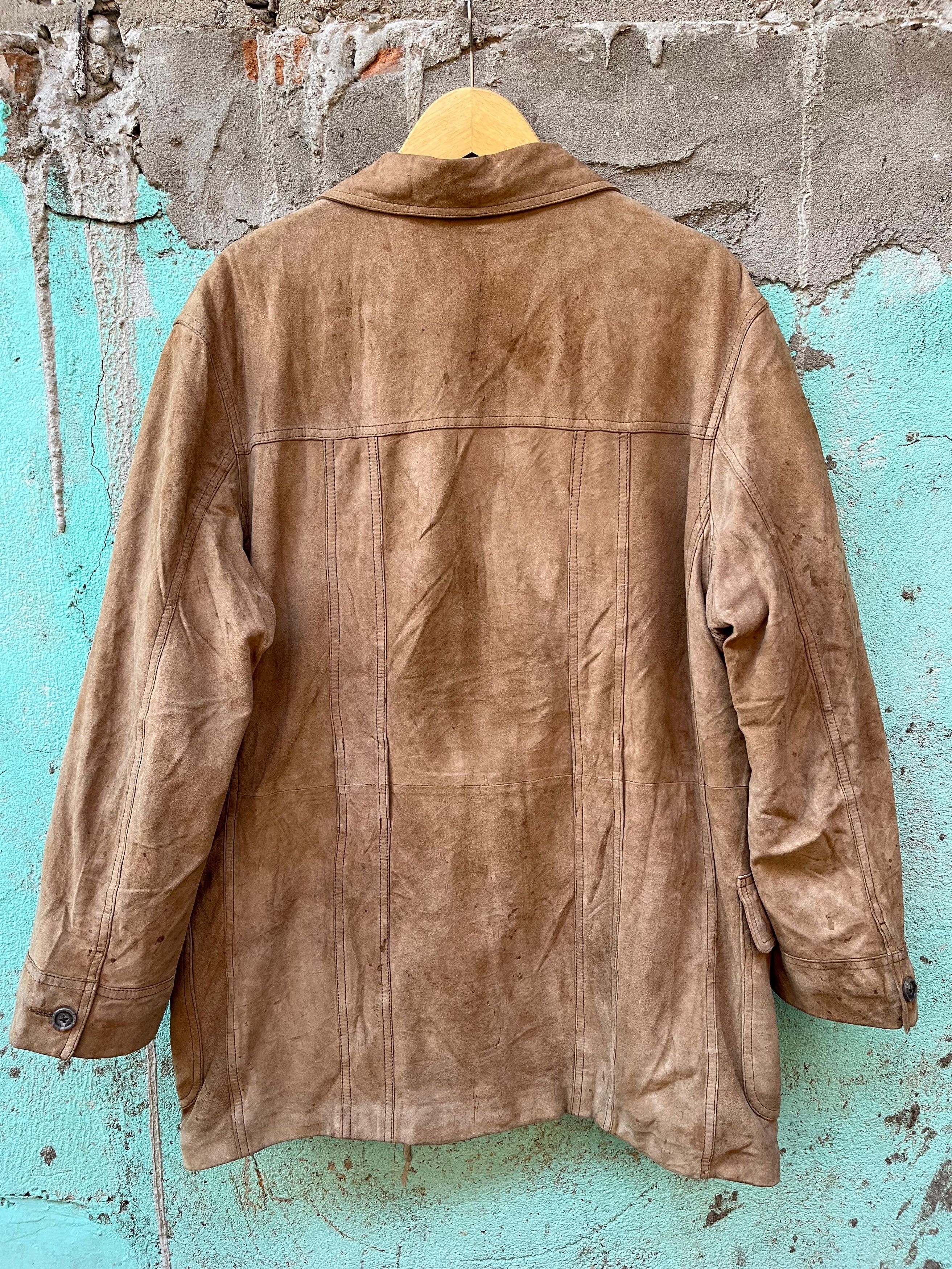 Polo Ralph Lauren Vintage Polo Ralph Lauren Brown Suede Coat Leather Jacket Size US L / EU 52-54 / 3 - 4 Thumbnail