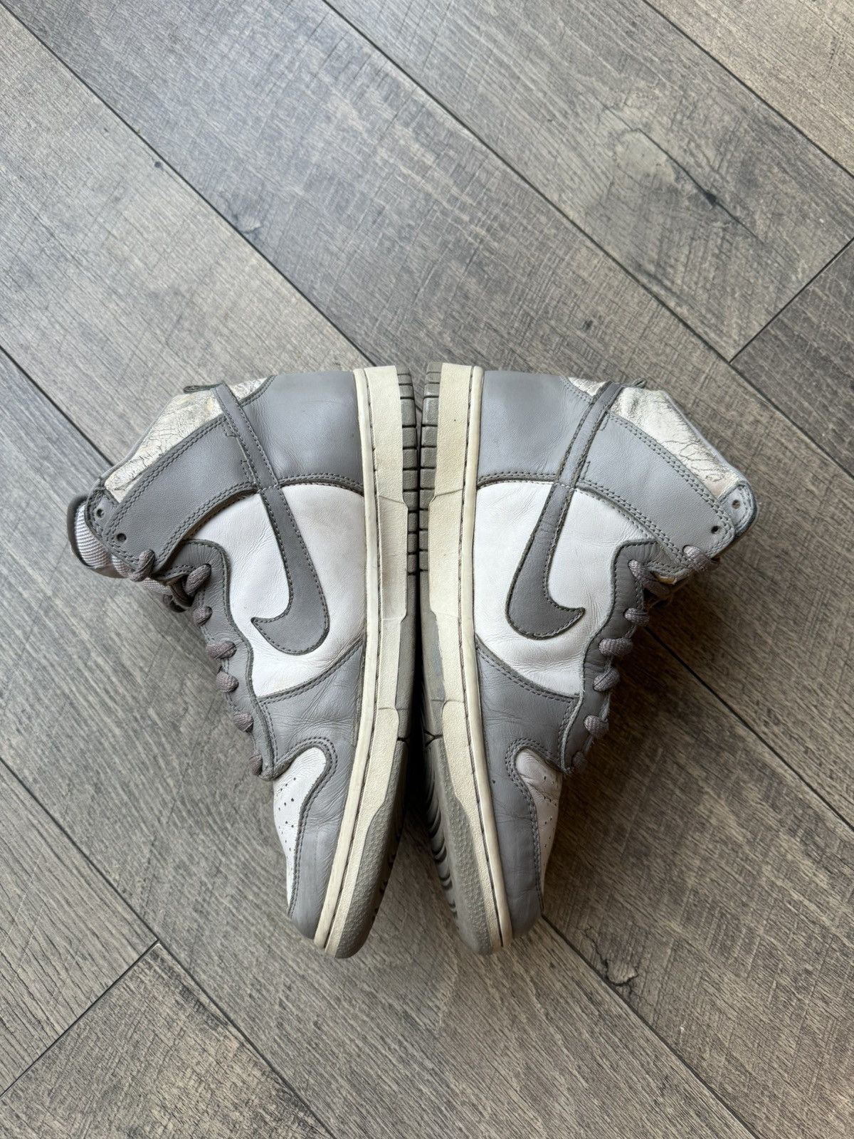 Nike × Vintage Vintage Nike Dunk High 2003 Medium Grey 30471700200 Size 9 Size US 9 / EU 42 - 6 Thumbnail
