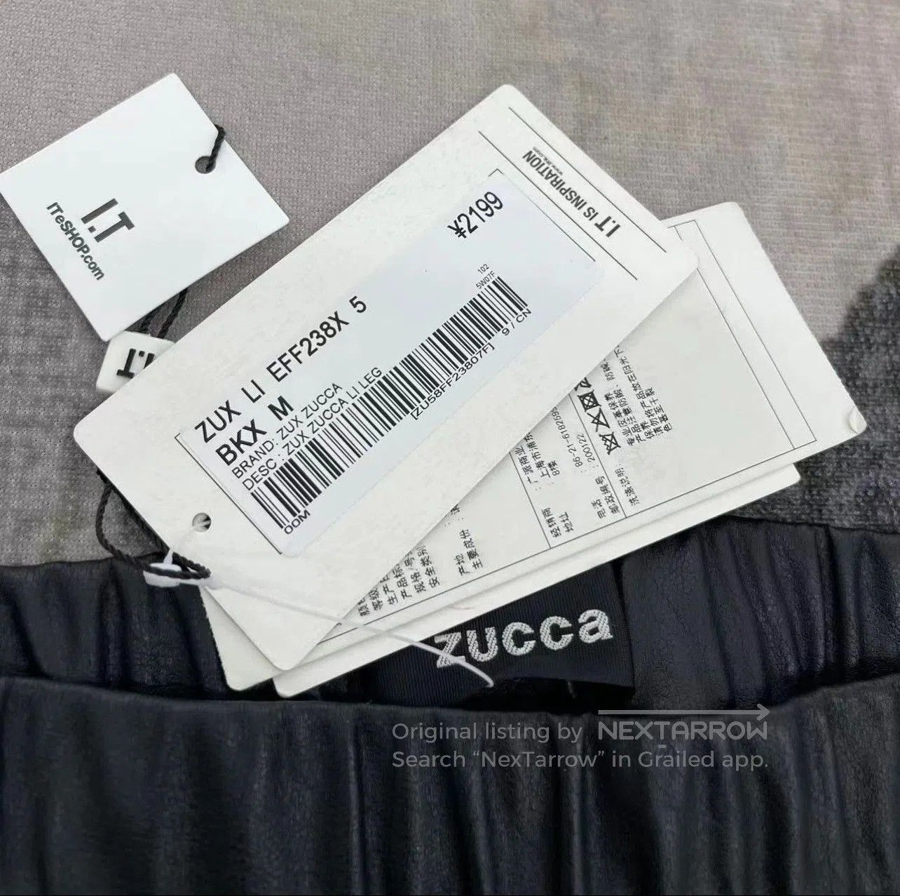 Zucca Zucca Japan Distressed Leather Leggings. Size 26" / US 2 / IT 38 - 5 Thumbnail