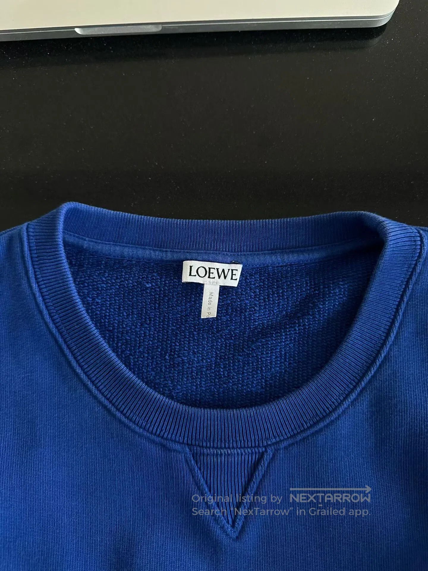 Loewe Loewe Blue Embroidered Sweatshirt. Size US L / EU 52-54 / 3 - 3 Thumbnail