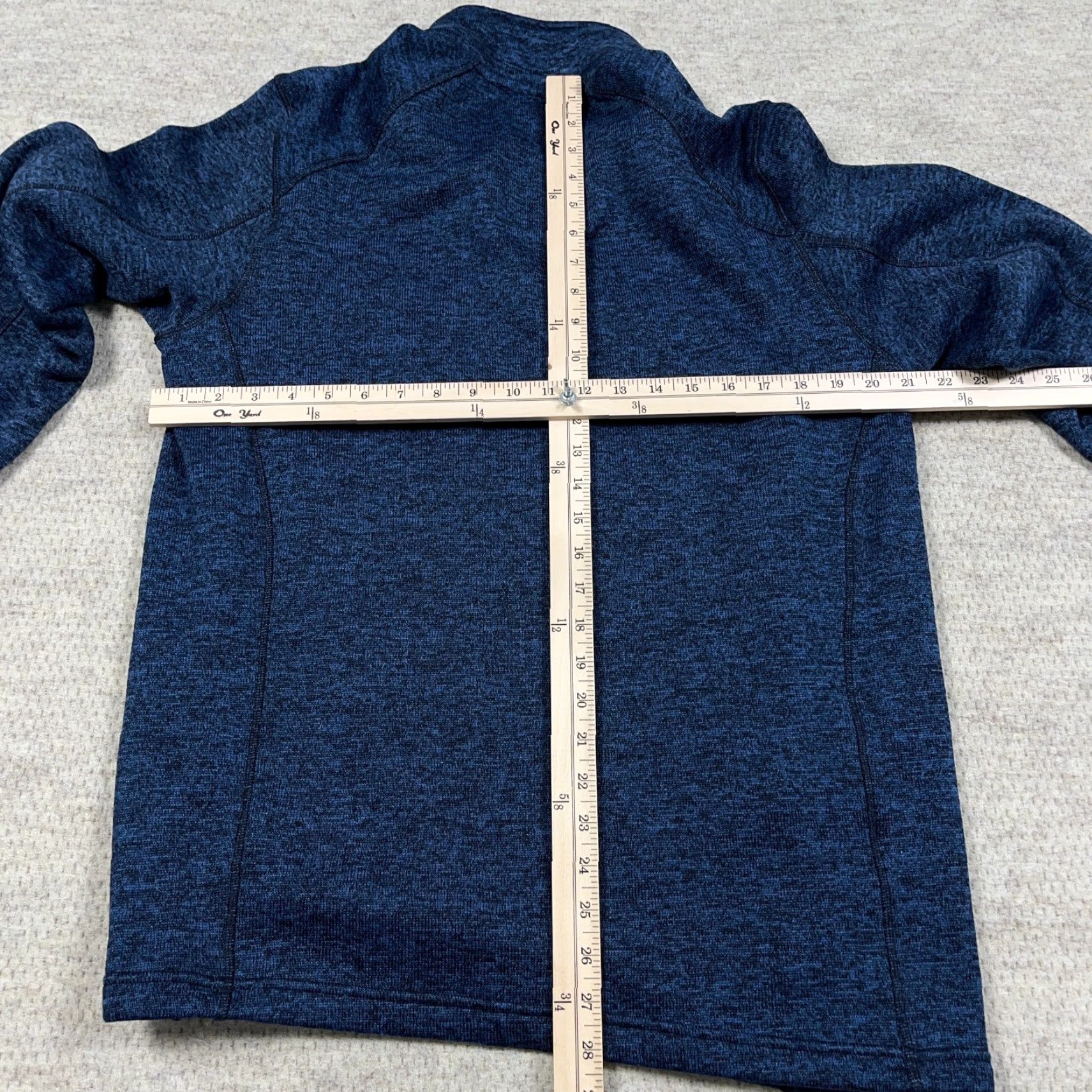 Eddie Bauer Eddie Bauer Sweater Men Large Blue Pullover Quarter Zip Fleece Jacket Heather B Size US L / EU 52-54 / 3 - 7 Thumbnail