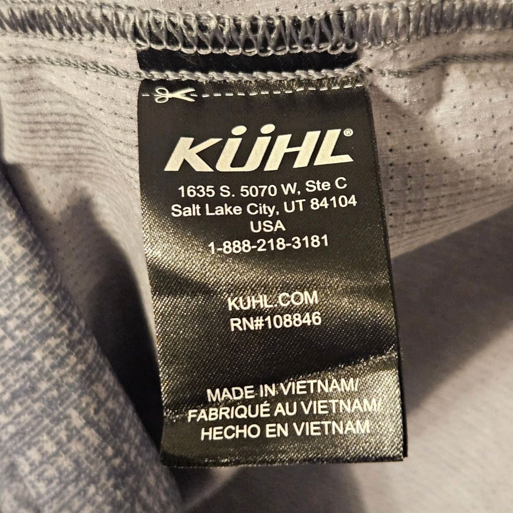 Vintage Kuhl Breeze Mens Shirt Sz XL Gray Textured Long Sleeve Button Down Cooling 7580 Size US XL / EU 56 / 4 - 4 Thumbnail