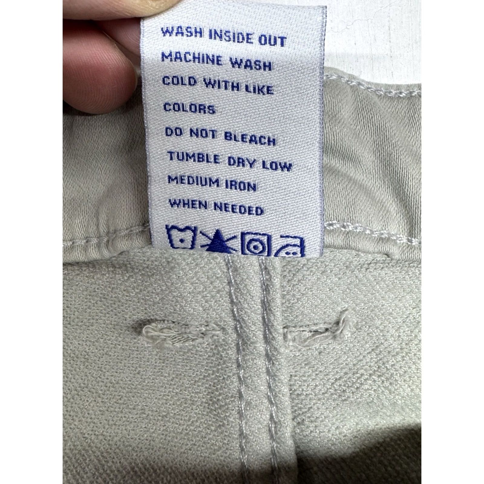 Vintage The Perfect Jean NYC Jeans Mens 40x30 Khaki Slim Thick Denim High Rise Comfort Biker Utility Preppy Work Mens Size US 40 / EU 56 - 5 Thumbnail