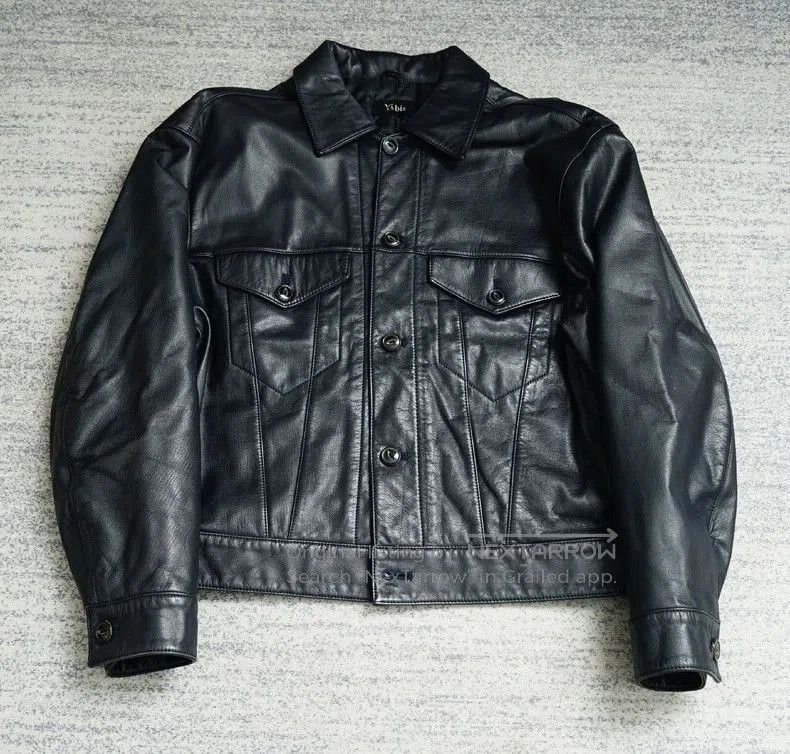 Yohji Yamamoto Yohji Yamamoto Leather Jacket Black Color. Size US L / EU 52-54 / 3 - 1 Thumbnail