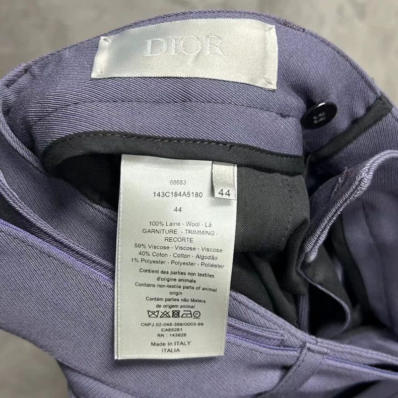 Dior The latest blue solid color laced trousers 2501-Nextarrow Size US 28 / EU 44 - 6 Thumbnail