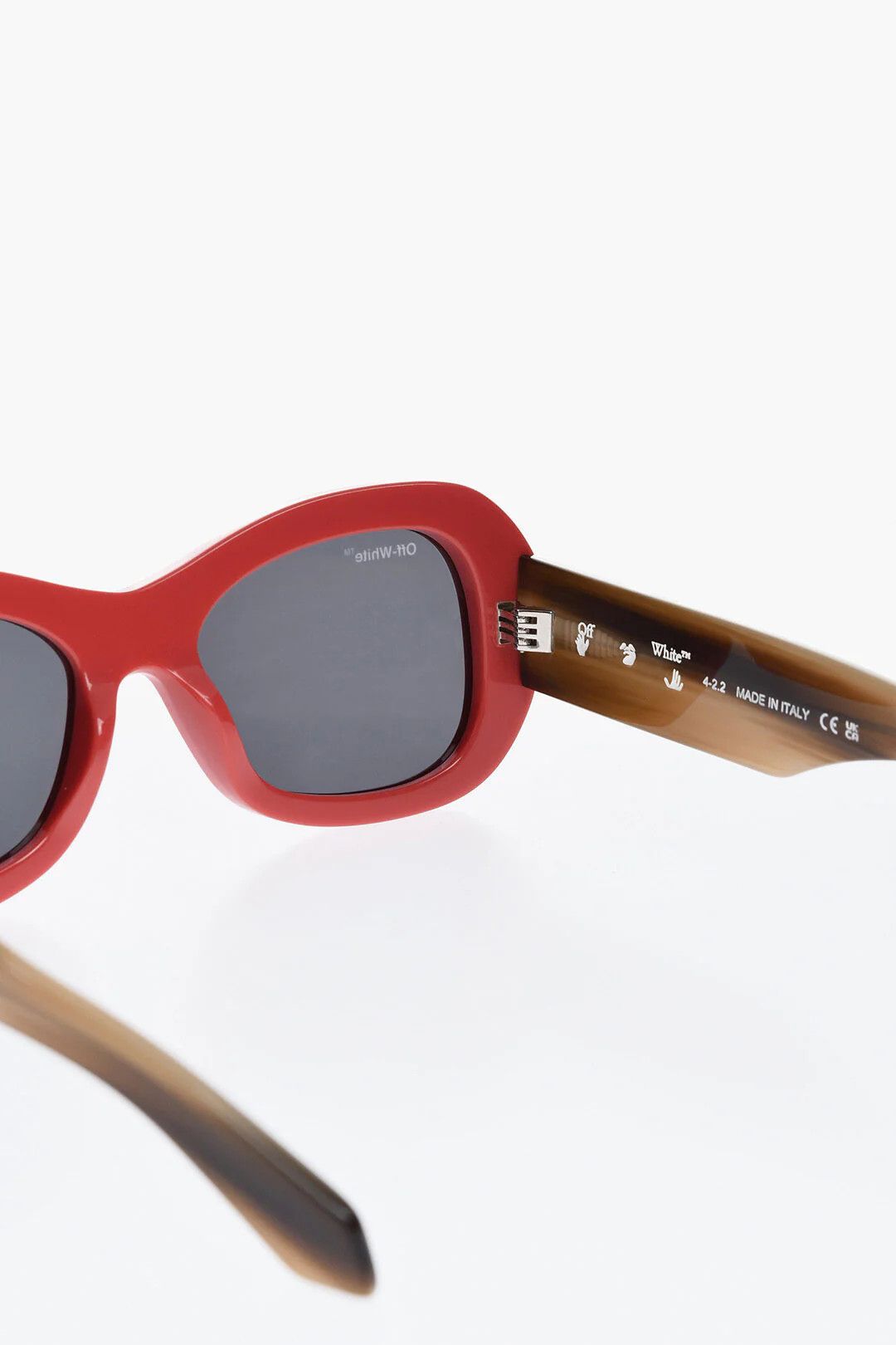 Off-White og1mm0426 Size: OS / Two-Tone Sunglasses in Brown & Red Size ONE SIZE - 3 Thumbnail