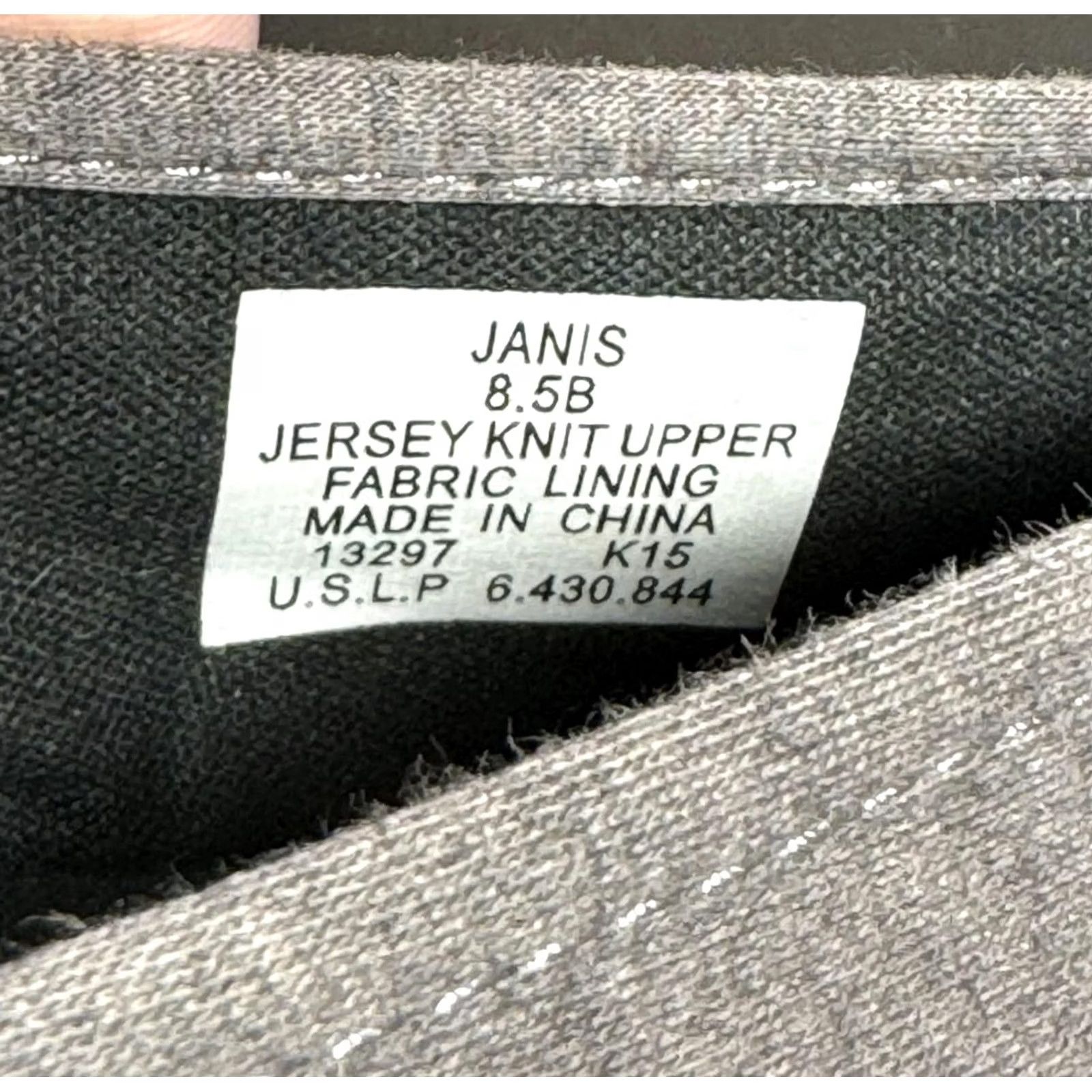 Ralph Lauren Lauren Ralph Lauren Shoes Womens Size 8.5 Gray Slip On Janis Jersey Knit Casual Size M / US 6-8 / IT 42-44 - 7 Thumbnail