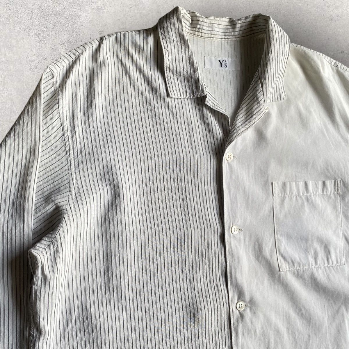 Yohji Yamamoto Y’s Open Collar Rayon Oversized Shirt Size US M / EU 48-50 / 2 - 1 Thumbnail