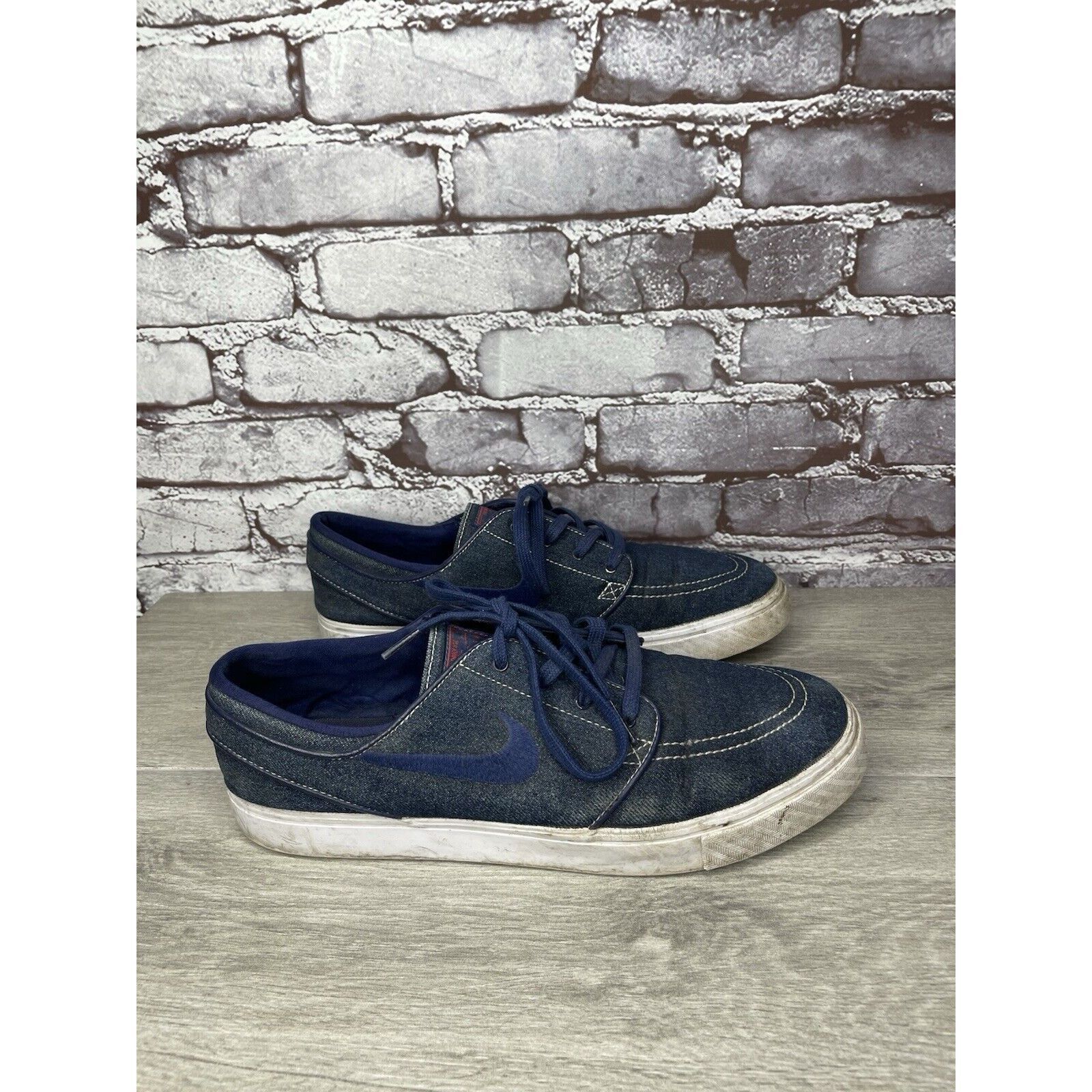 Nike Nike Janoski Stefan SB Zoom Blue Denim Skateboarding Shoes M Size US 10.5 / EU 43-44 - 18 Thumbnail