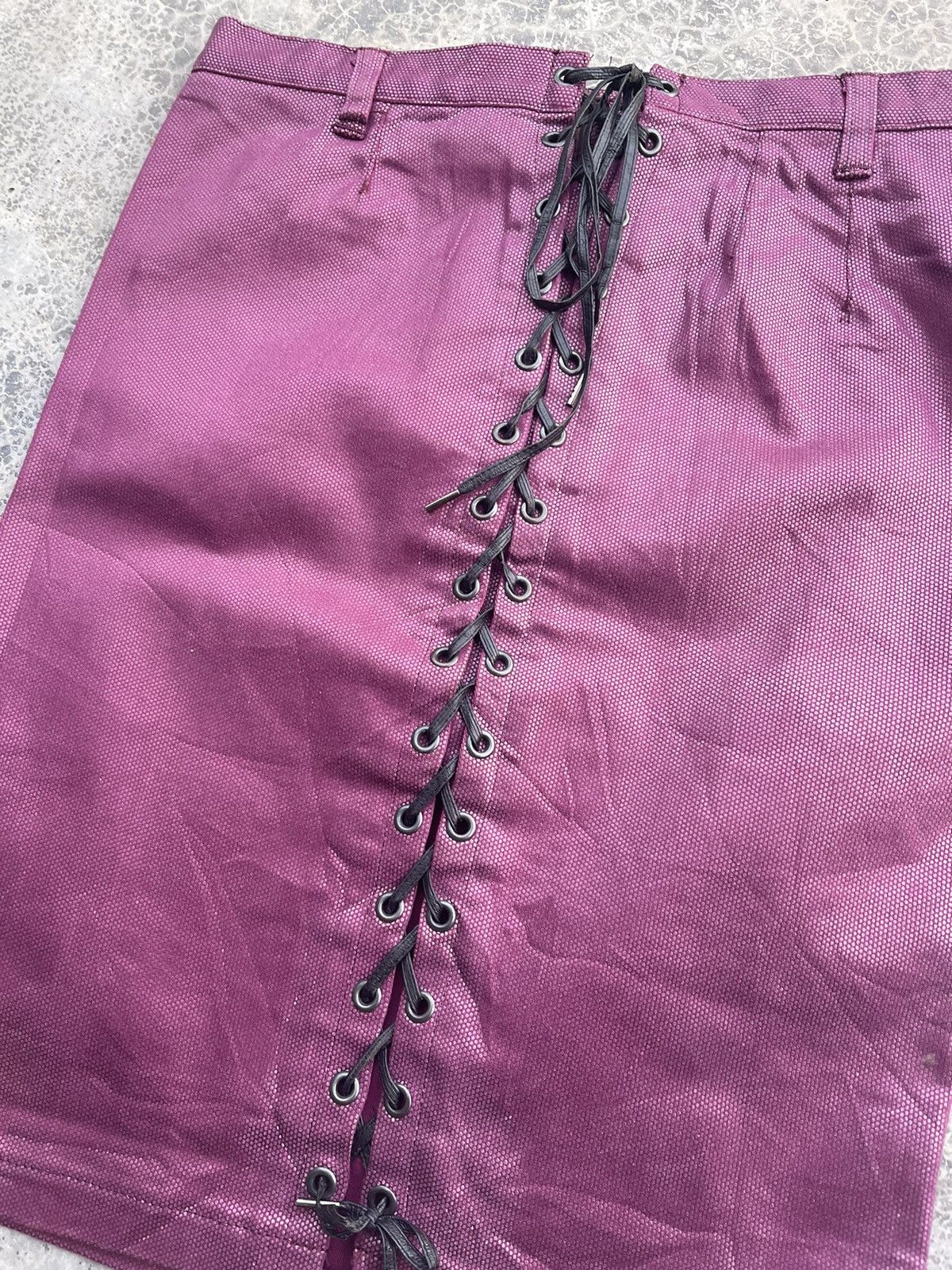 Hysteric Glamour Hysteric Glamour Dark Pink Rope Detailed Skirt Size 28" / US 6 / IT 42 - 7 Thumbnail