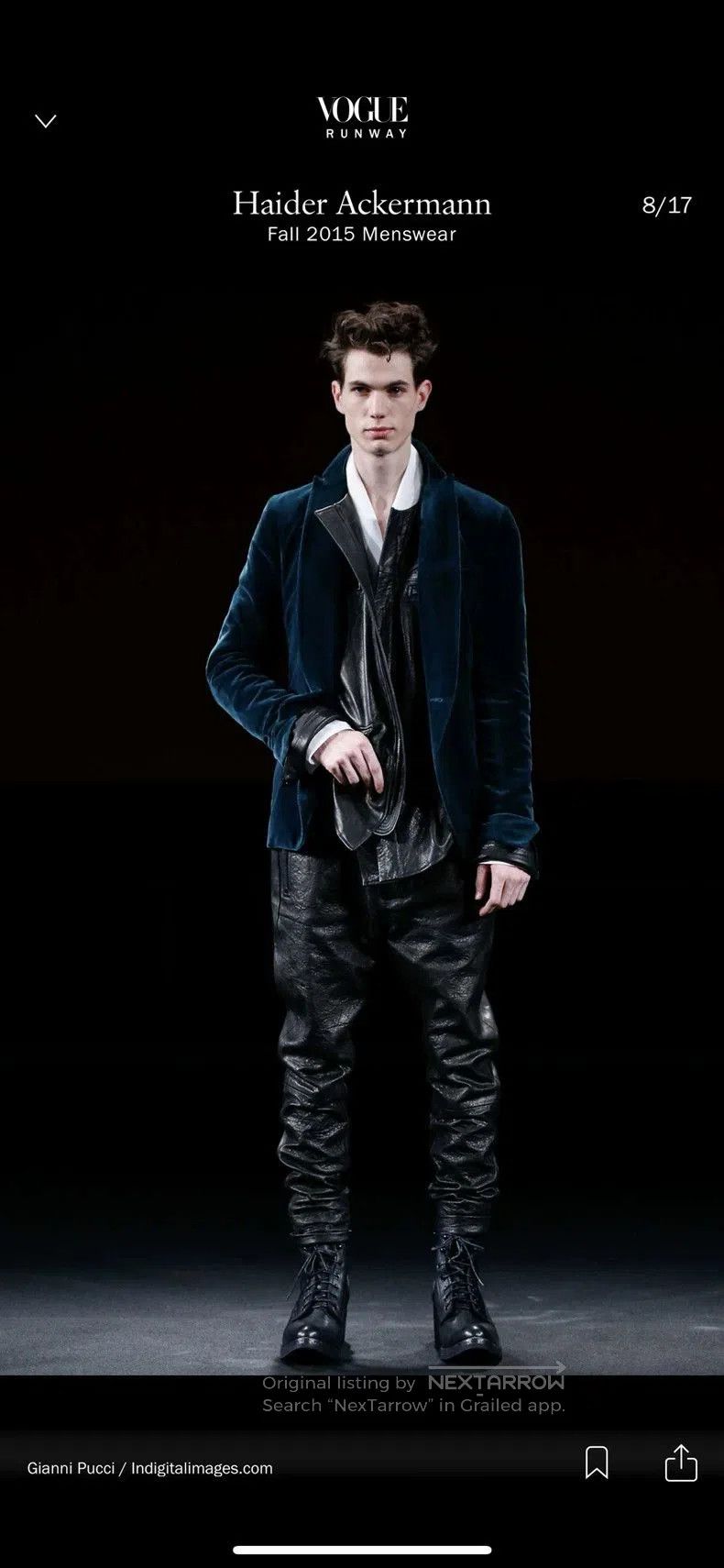 Haider Ackermann Haider Ackermann 2015FW Velvet Blazer. Size US L / EU 52-54 / 3 - 1 Thumbnail