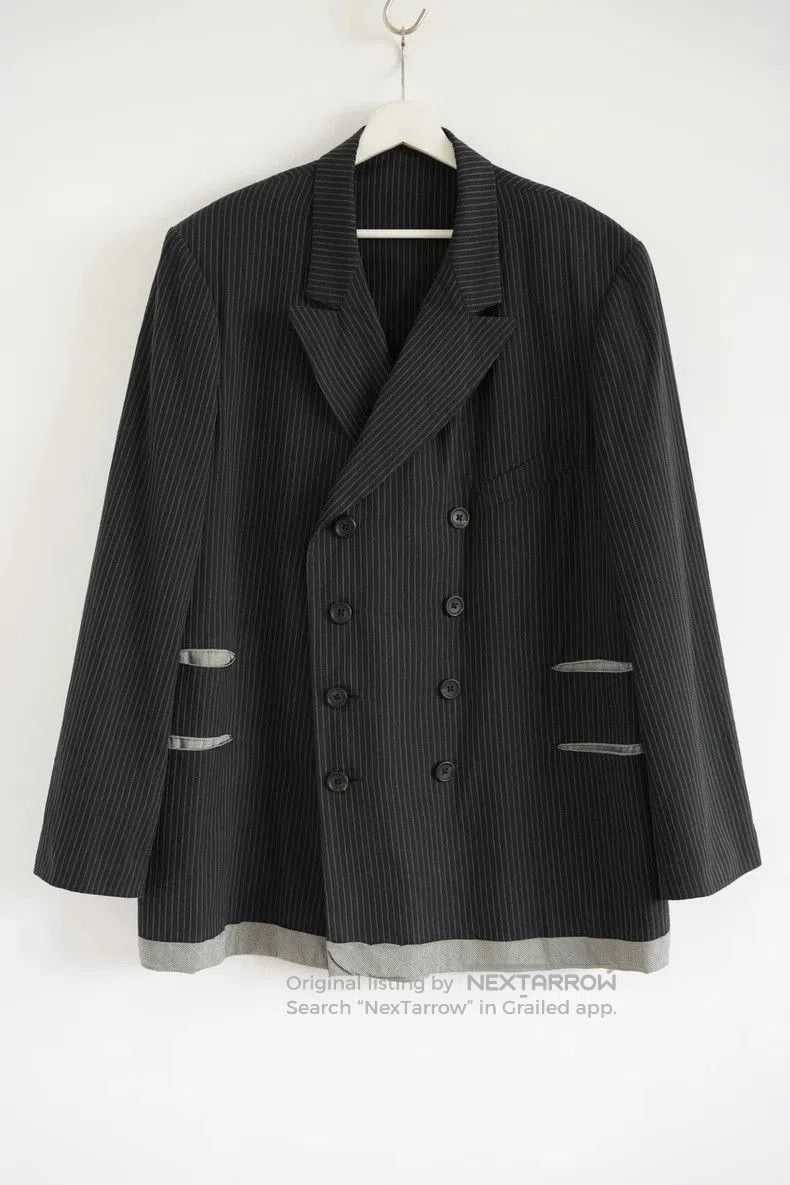 Yohji Yamamoto Yohji Yamamoto Houndstooth Stripe Blazer. Size US M / EU 48-50 / 2 - 1 Thumbnail