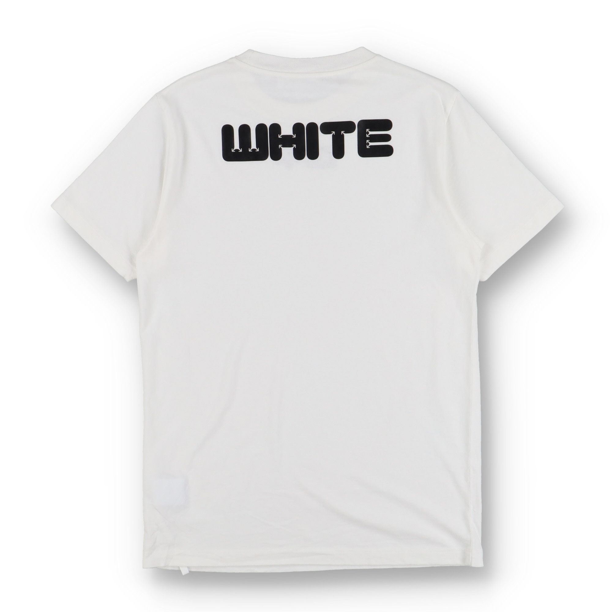 Off-White White Rubber Arrow Font Logo T-Shirt Size S / US 4 / IT 40 - 7 Thumbnail