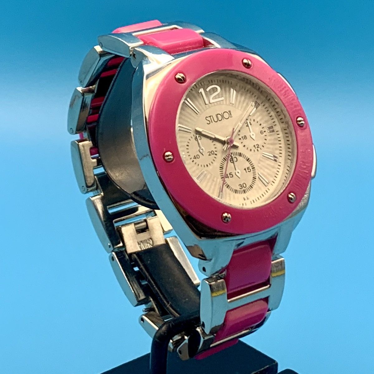 Other STUDIO TIME STD3245T Women’s Wristwatch Works New Batt Size ONE SIZE - 3 Thumbnail