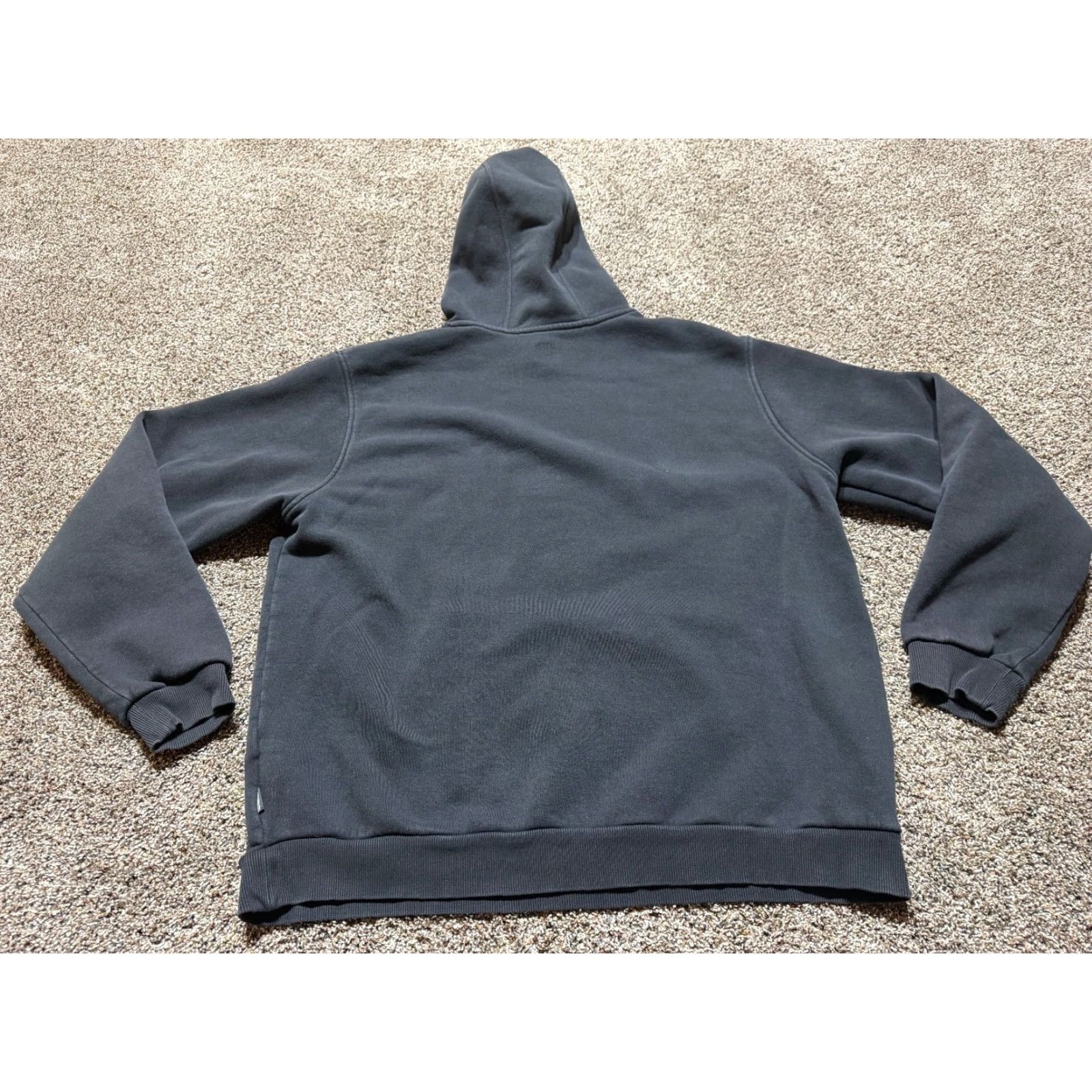 Adidas Adidas Mens Hoodie Pullover Regular Size L Black - Trefoil Logo, Fleece, Long Sleeve, Gym & Training, Original Line Size US L / EU 52-54 / 3 - 2 Thumbnail