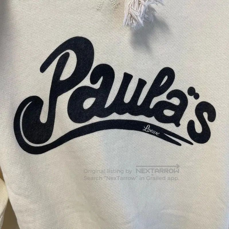 Loewe Loewe Cream Hoodie with Logo Design . Size M / US 6-8 / IT 42-44 - 6 Thumbnail