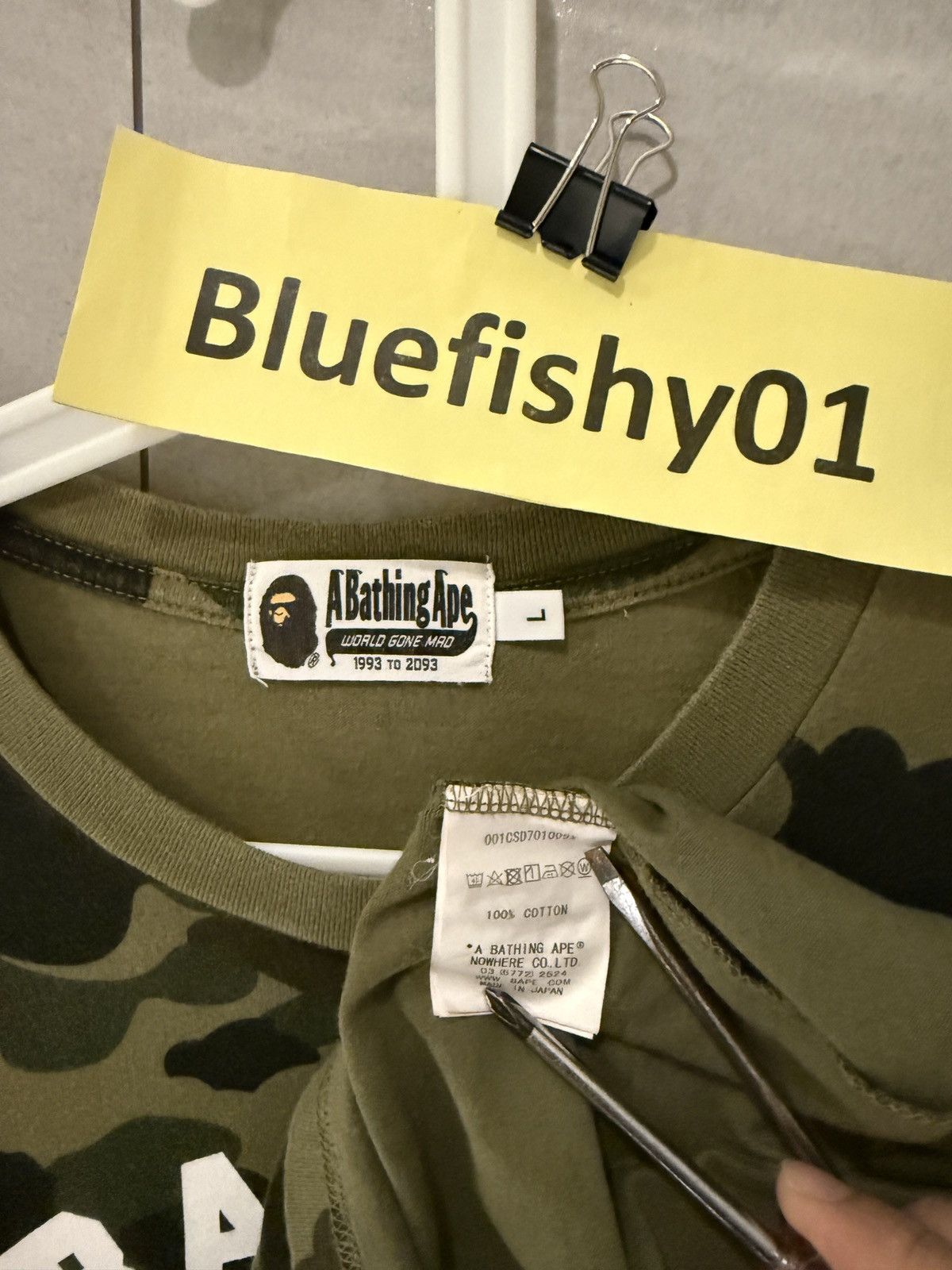 Bape Bape First Camo Tshirt Size US L / EU 52-54 / 3 - 5 Thumbnail