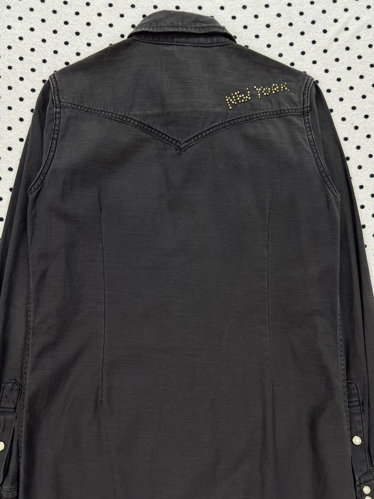 Remi Relief Remi Relief Longline Western Snap Shirt Size XS / US 0-2 / IT 36-38 - 4 Thumbnail