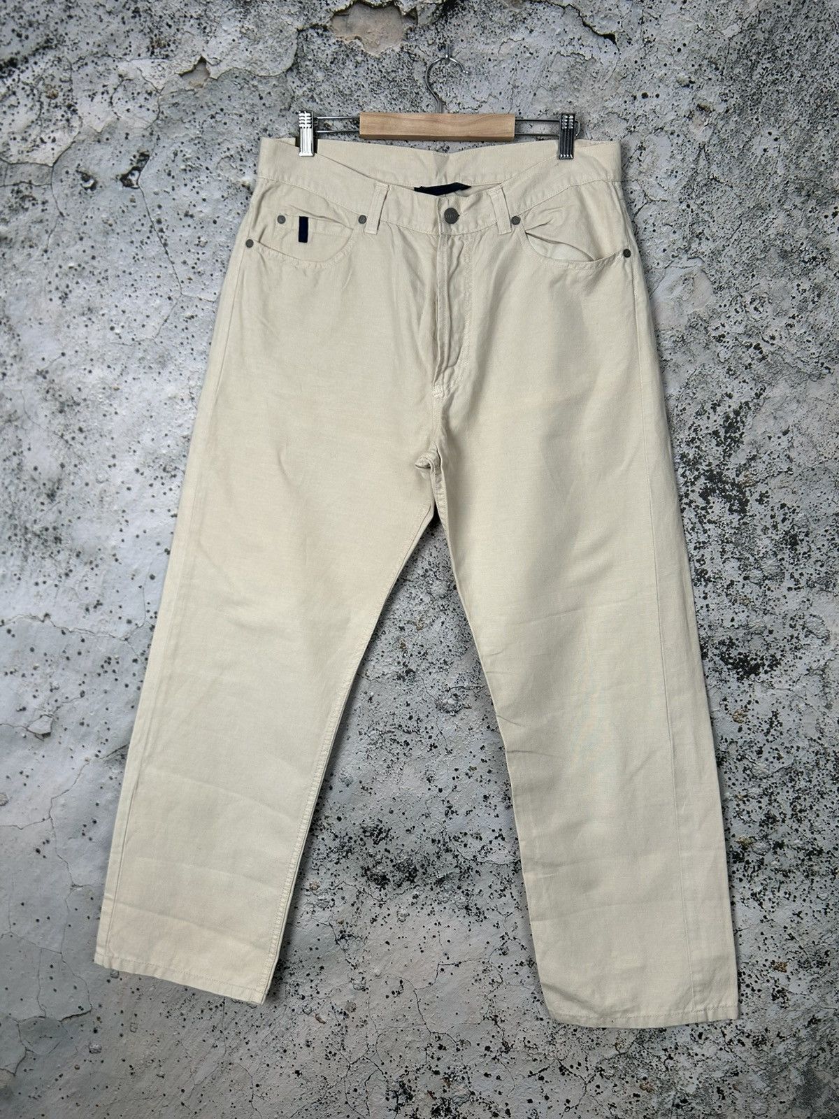 Kenzo Vintage Kenzo Homme Linen Pants Avantgarde Designer Archival Size US 36 / EU 52 - 1 Thumbnail