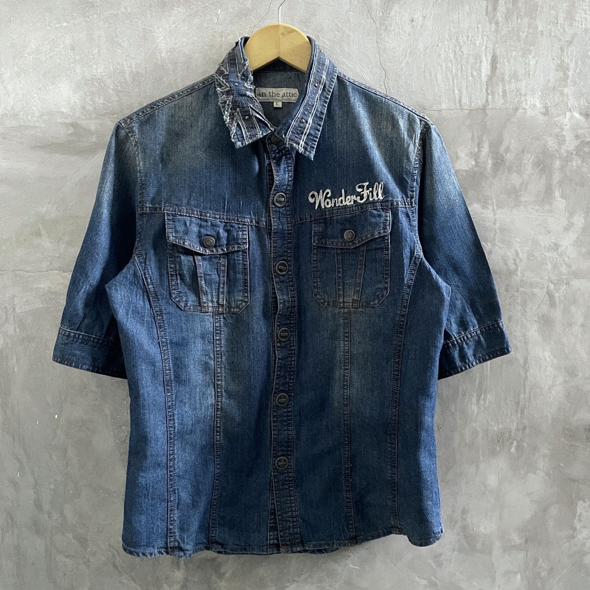 If Six Was Nine 🔥In the Attic western embroidery font shirt Size US L / EU 52-54 / 3 - 1 Thumbnail