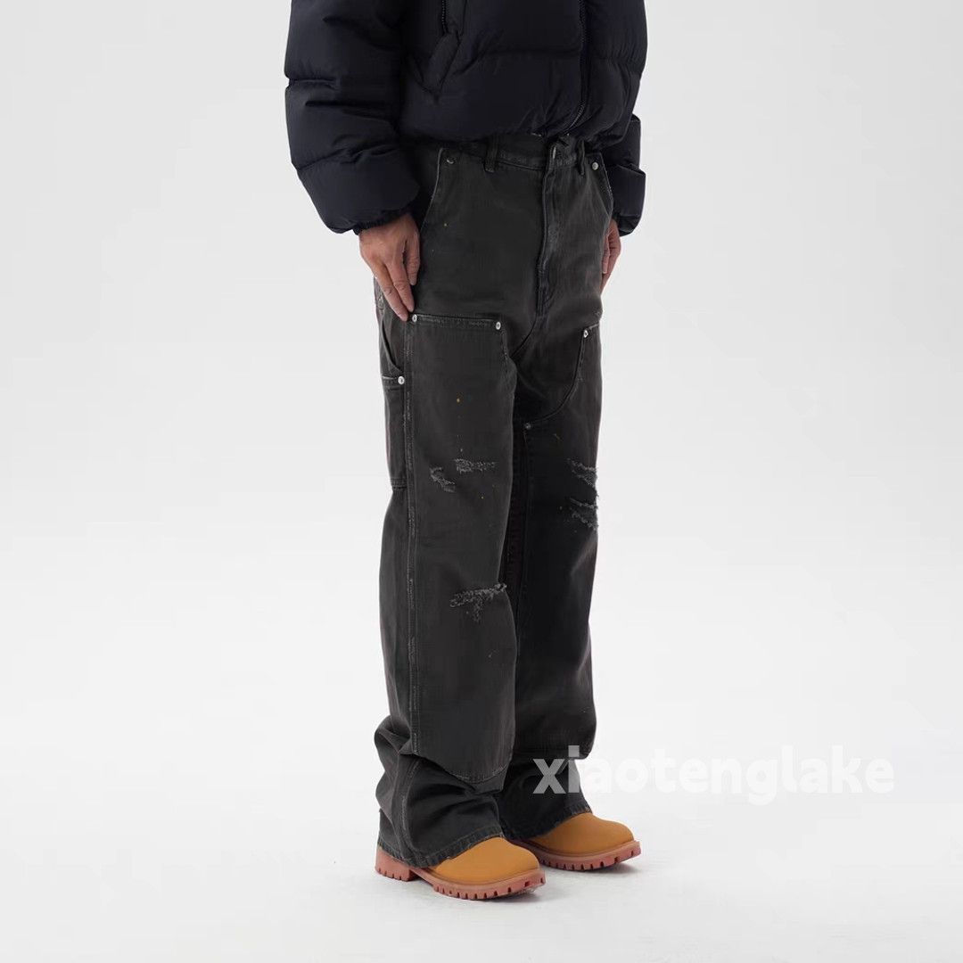 Vintage zx vintage wide Leg Balenciaga kith style carpenter pants Size US 36 / EU 52 - 2 Thumbnail