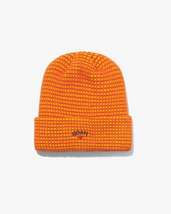 Noah NOAH FW23 Tri-Color Beanie YELLOW | Grailed