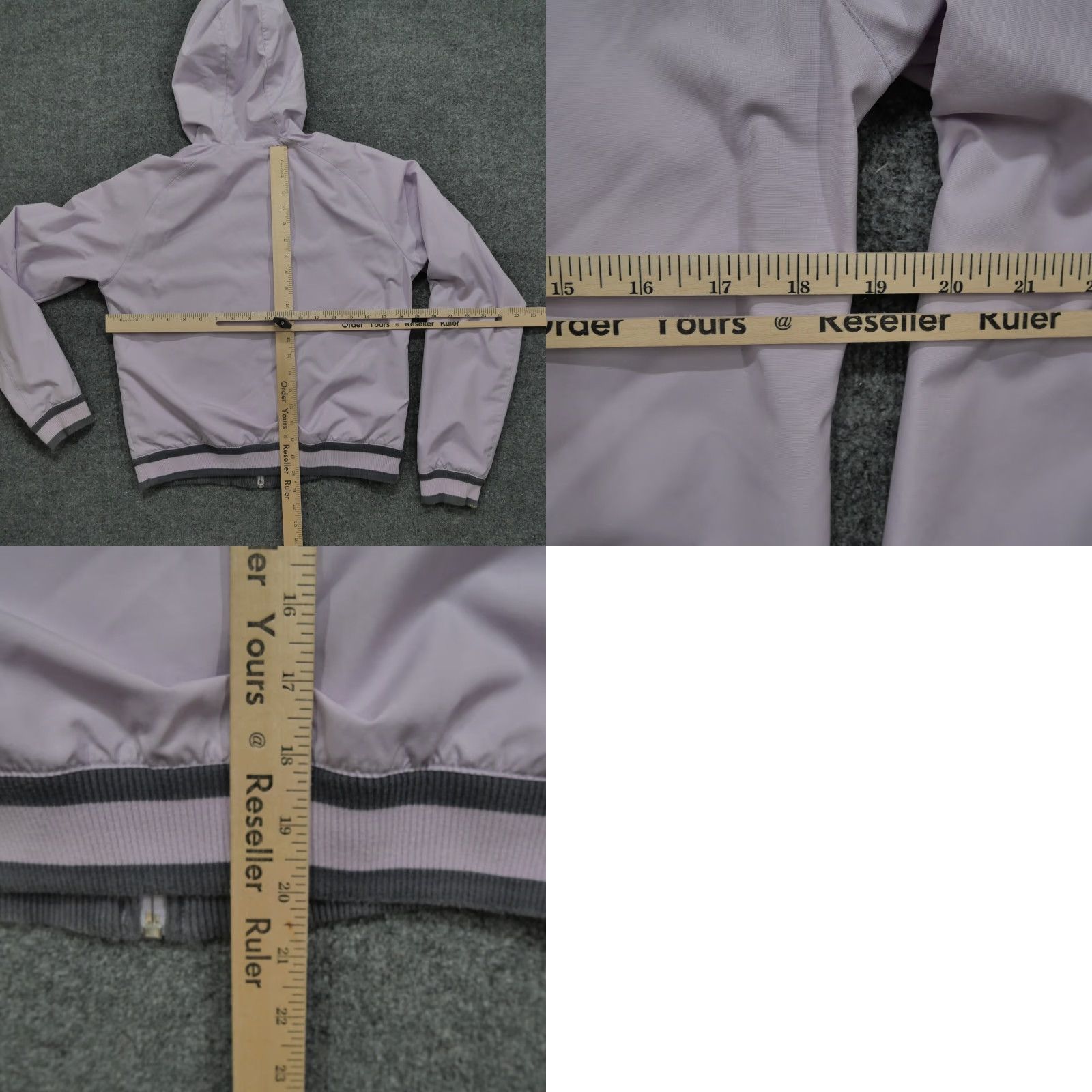 Nike VINTAGE Nike Jacket Womens M Purple Lavender Windbreaker Hooded 90s Track Casual Womens Size M / US 6-8 / IT 42-44 - 9 Thumbnail