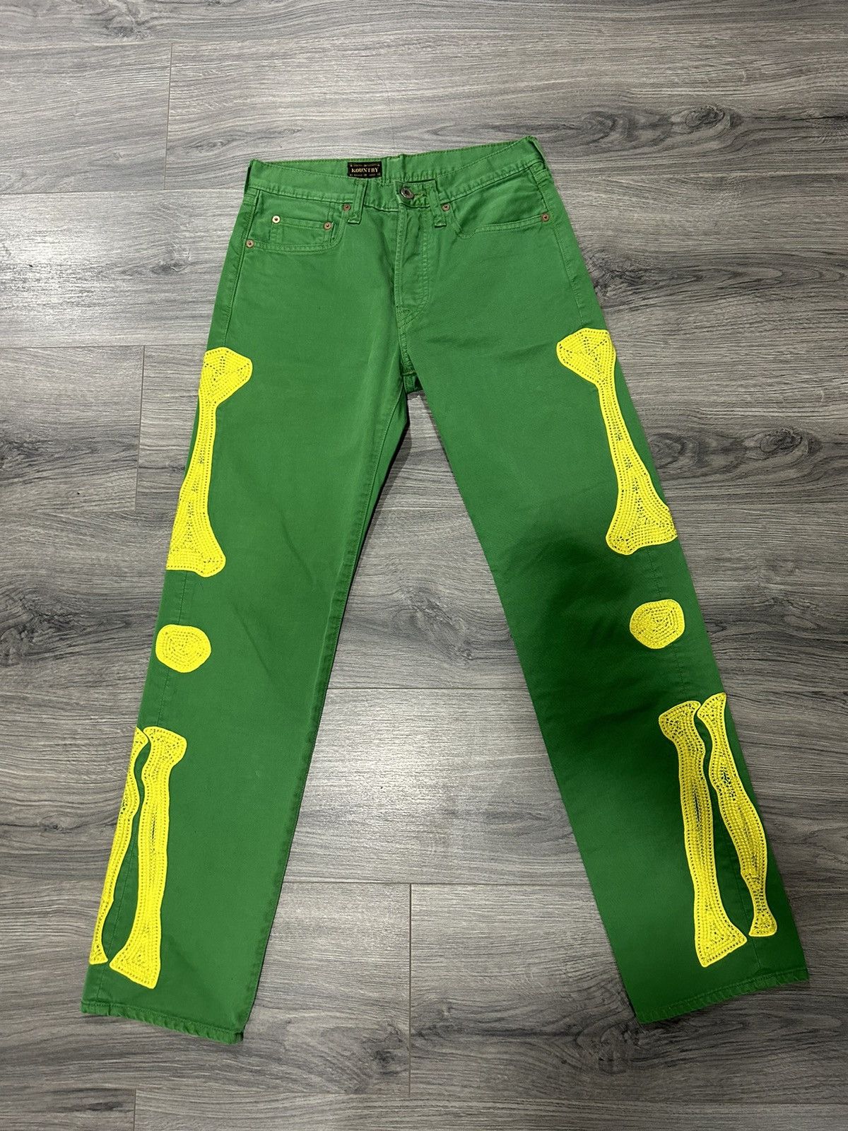 Kapital Bone Pants Green