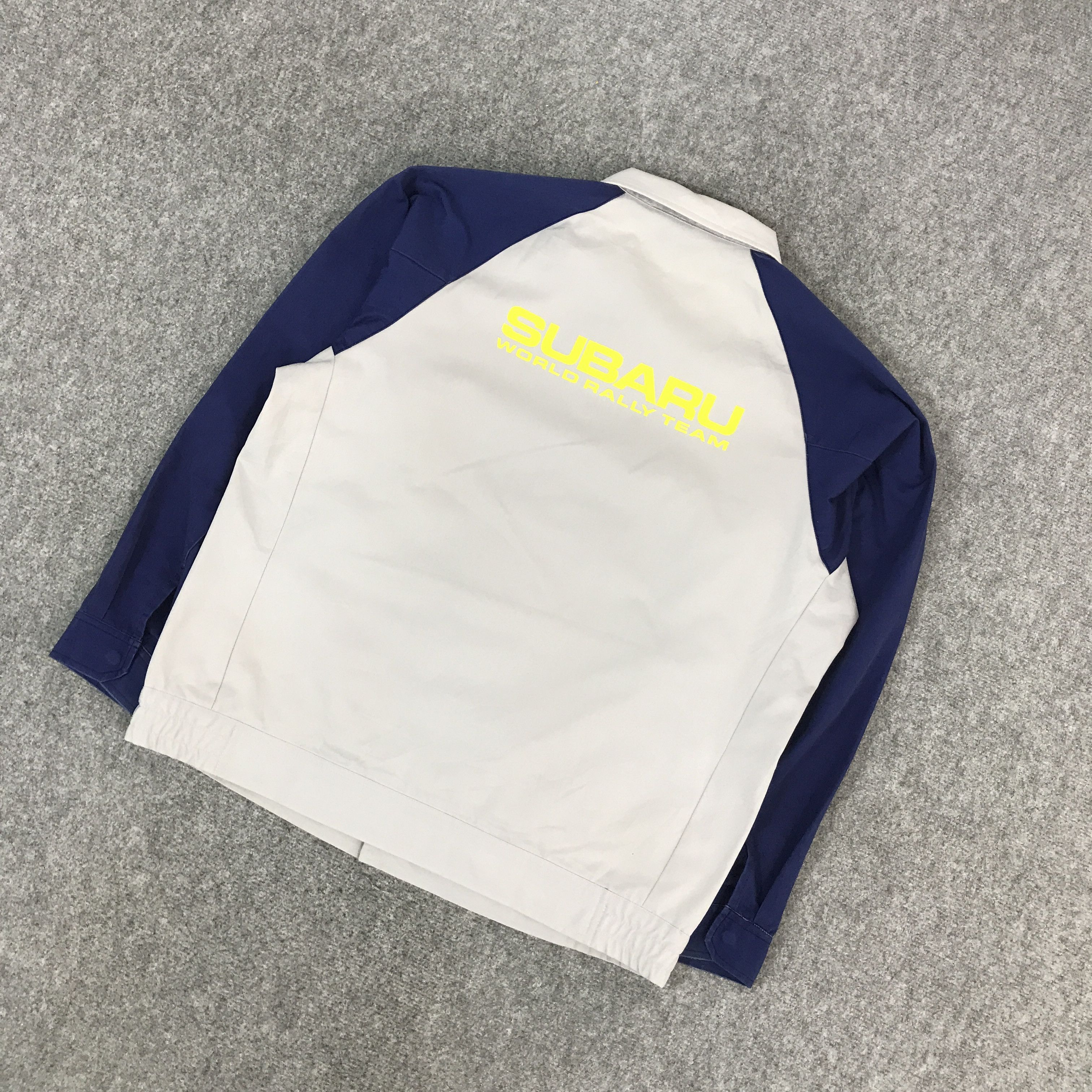 Japanese Brand VINTAGE SUBARU WORLD RALLY TEAM RACING CUSTOM JACKET Size US L / EU 52-54 / 3 - 6 Thumbnail