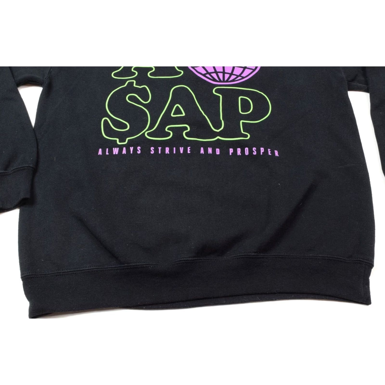Vintage Goodie Two Sleeves ASAP FERG Sweater Adult Small Black Long Sleeve Crew Neck Fleece Pullover Size US S / EU 44-46 / 1 - 4 Thumbnail